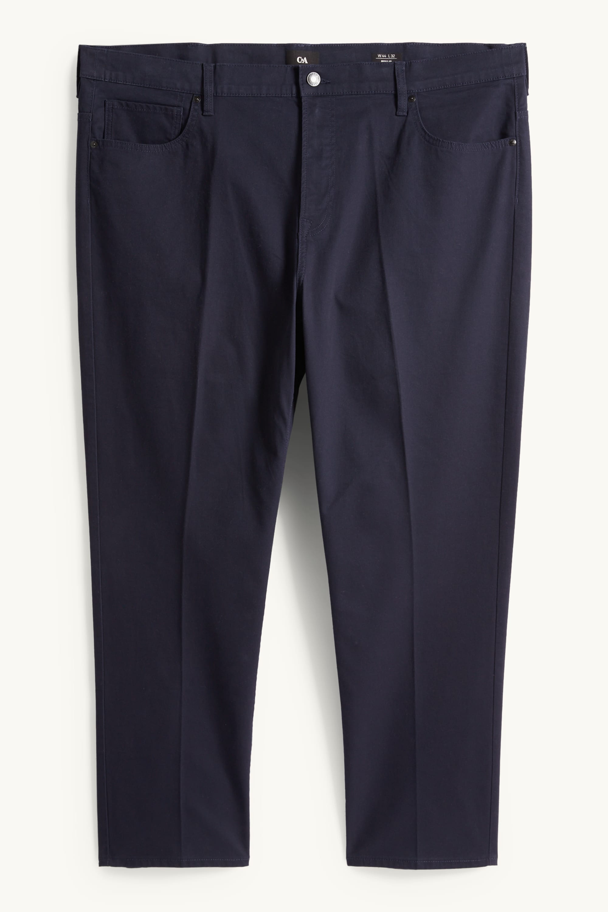 Trousers - regular fit dark blue
