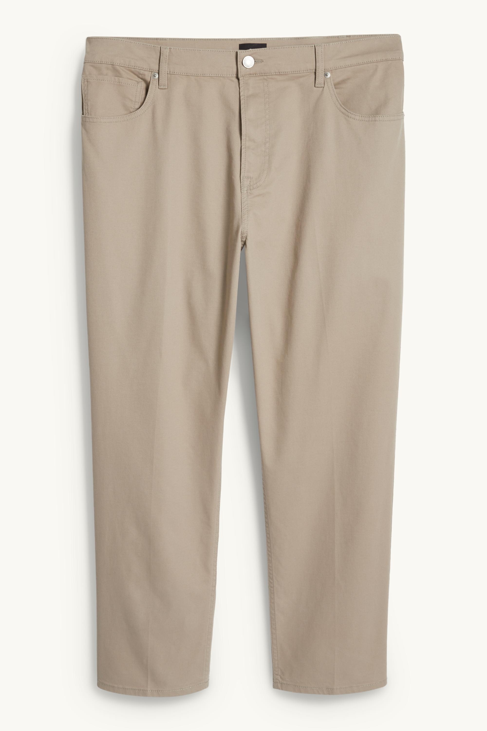 Trousers - regular fit taupe