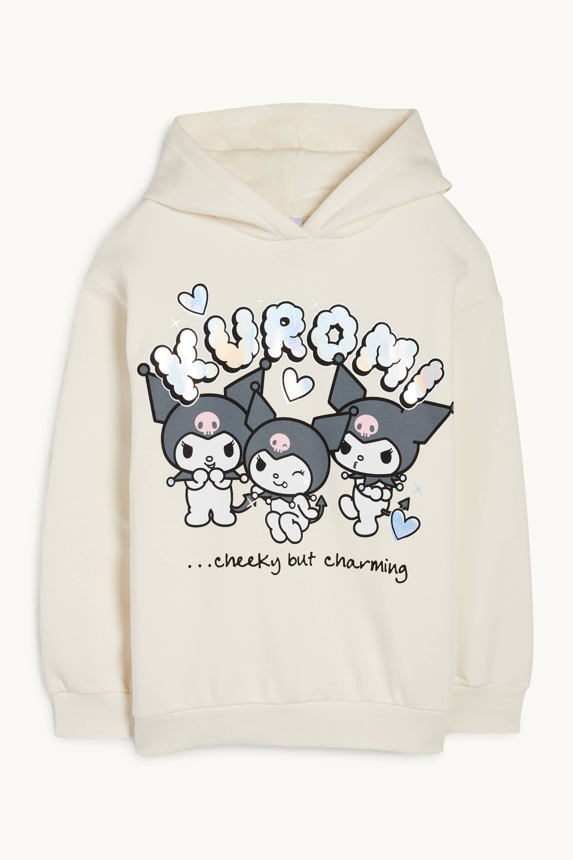 Kuromi - hoodie cremewhite