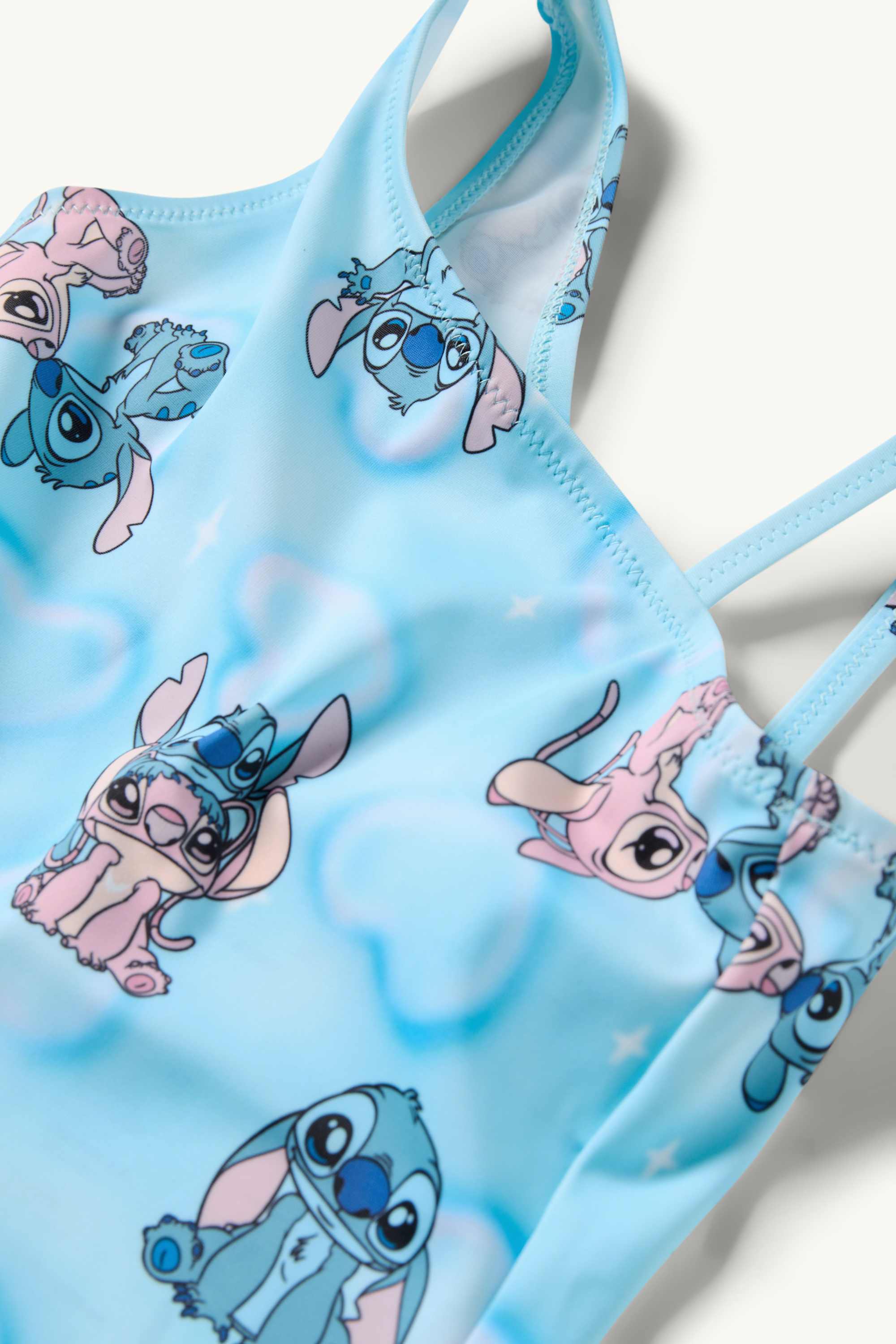 Lilo & Stitch - swimsuit - LYCRA® XTRA LIFE™ - patterned light blue
