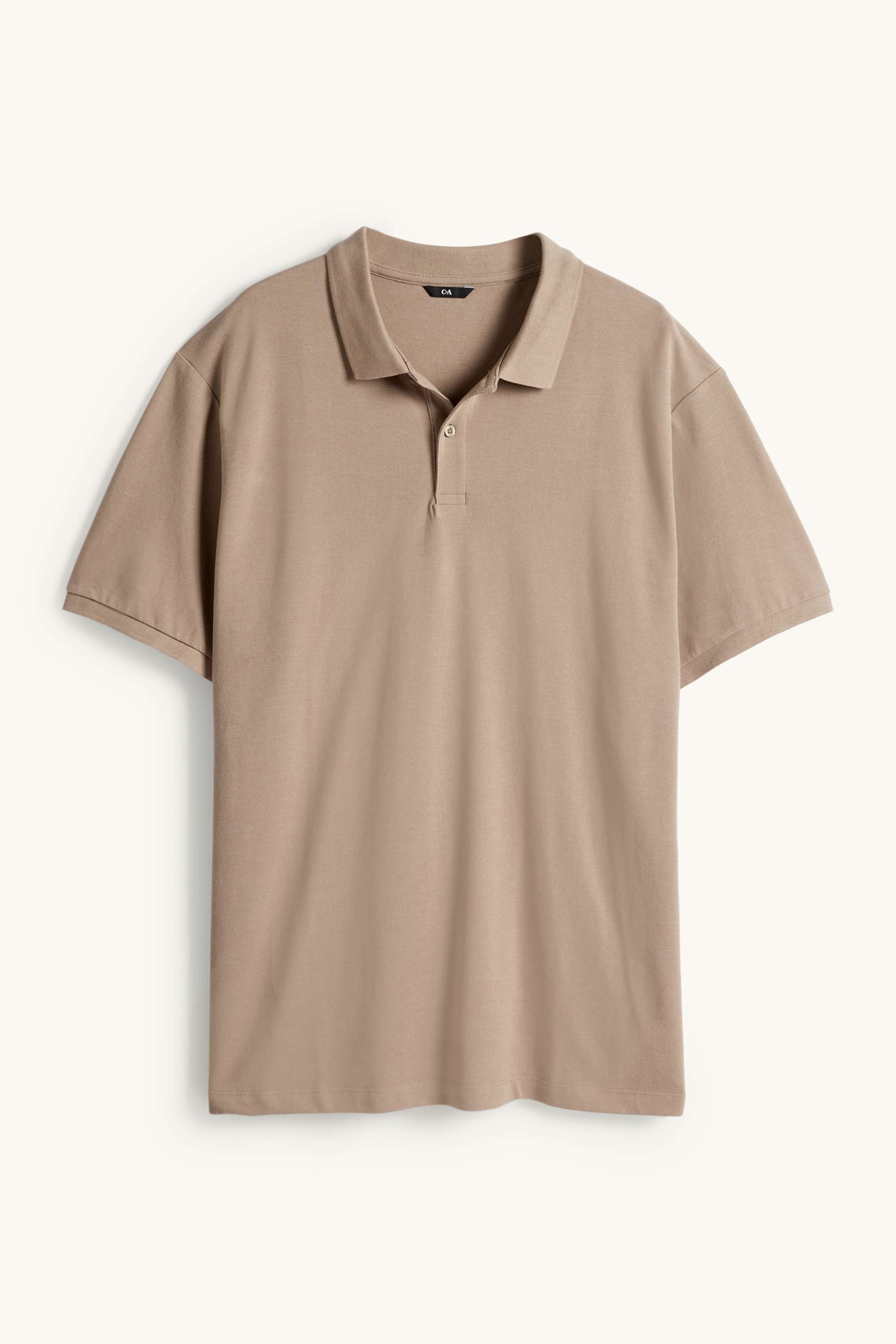 Polo shirt - regular fit taupe