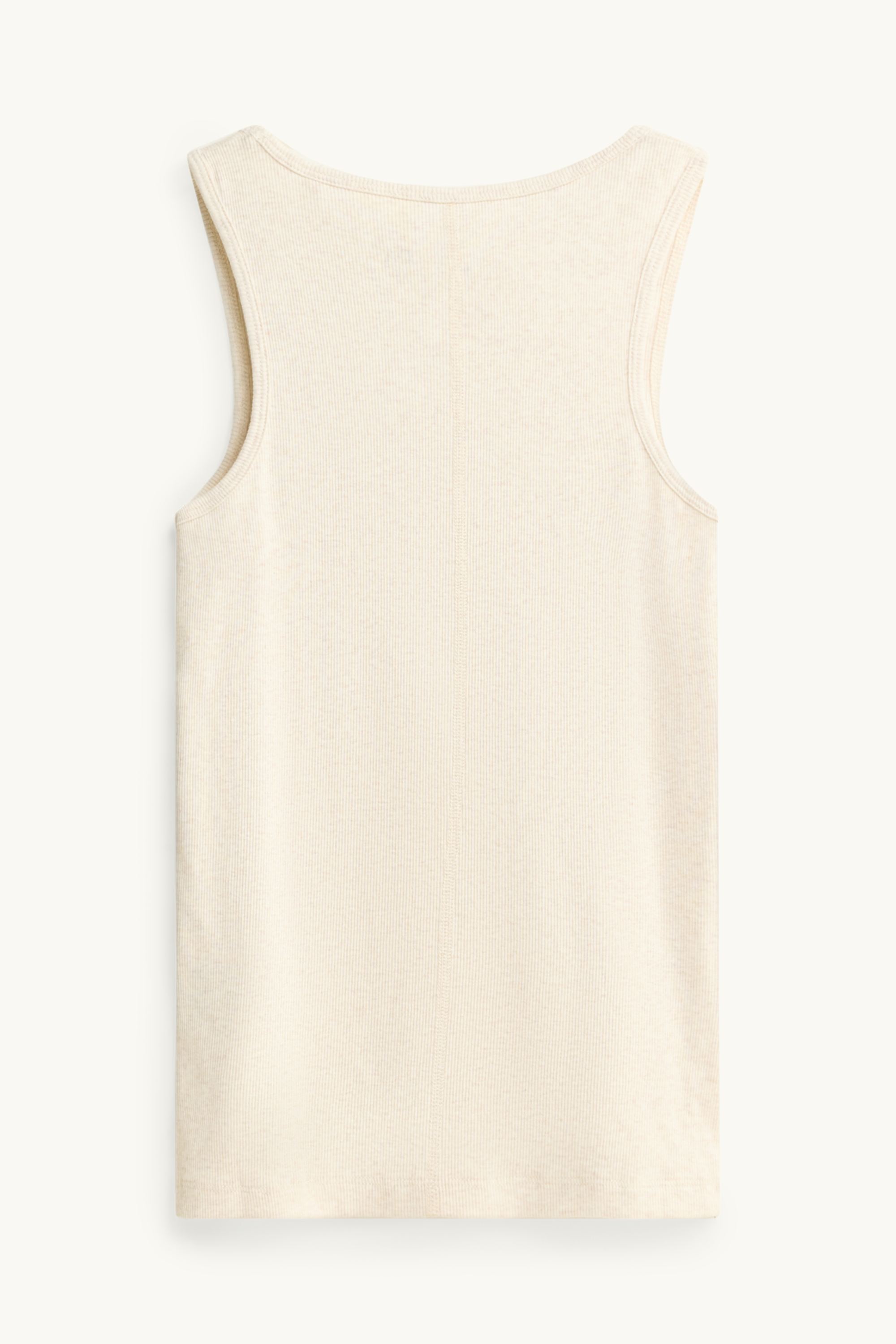 Top - ribbed creme