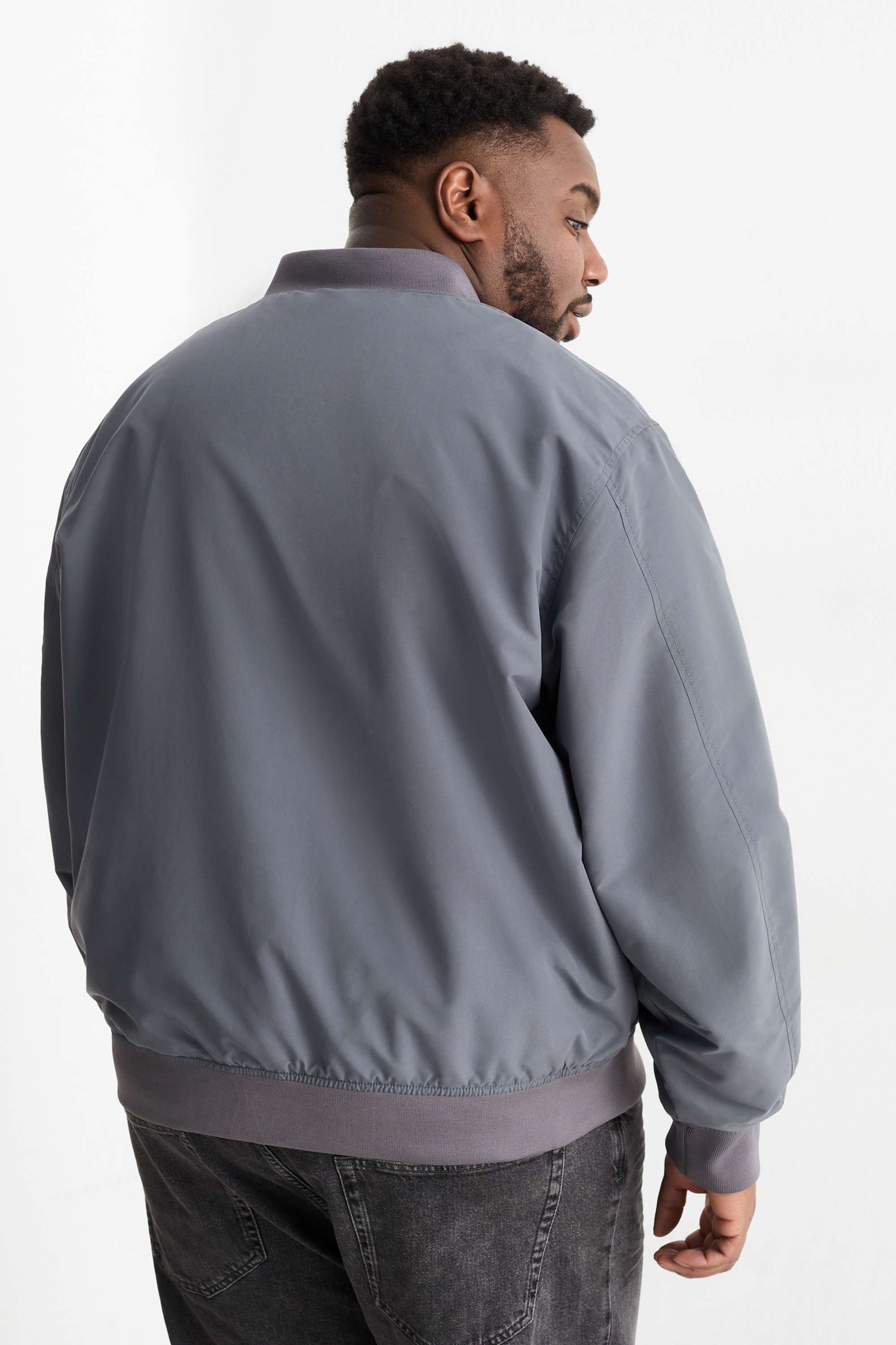Bomber jacket dark gray