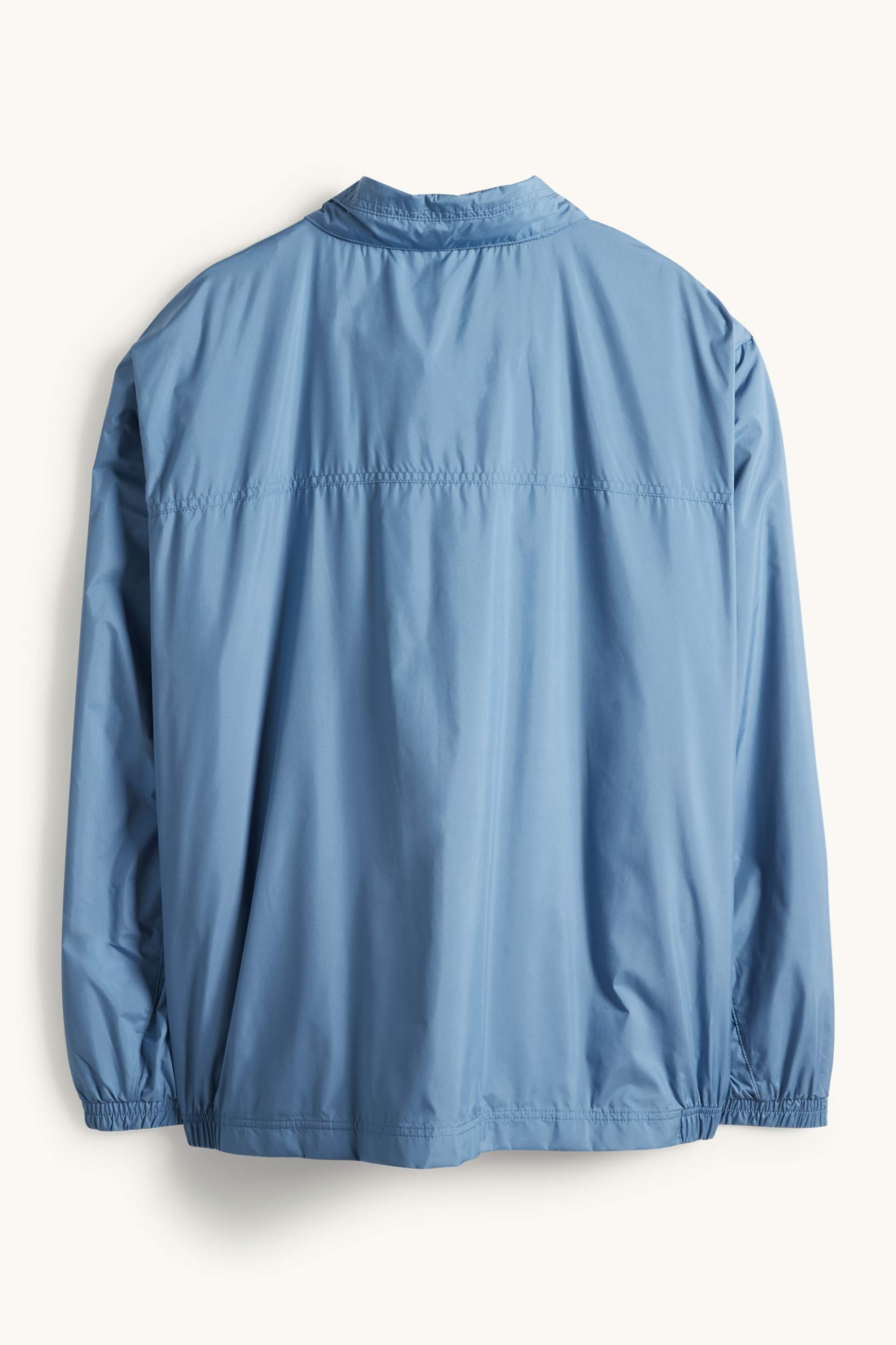 Bomber jacket with hood - water-repellent light blue
