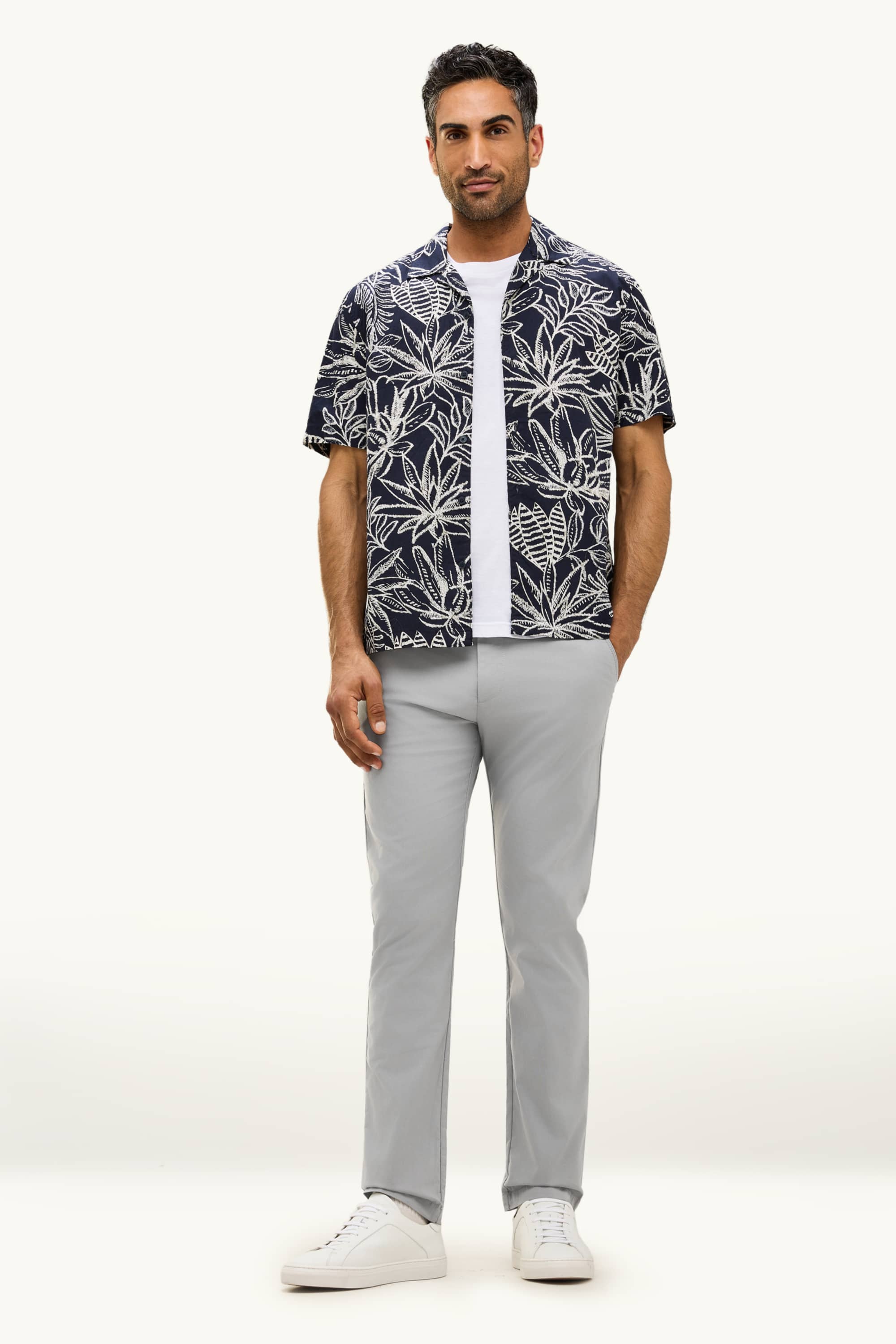 Chinos - slim fit gray