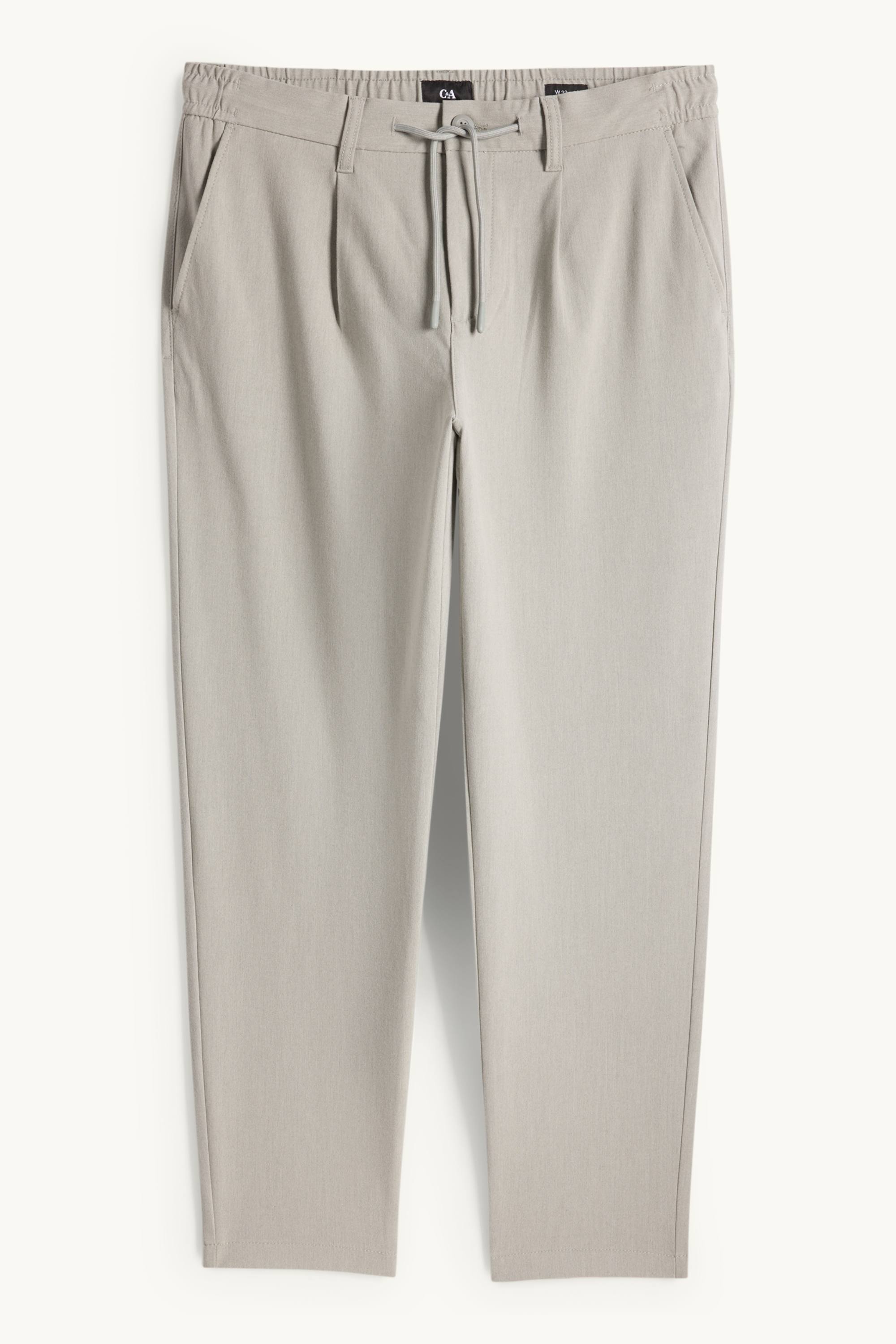 Chinos - tapered fit light gray