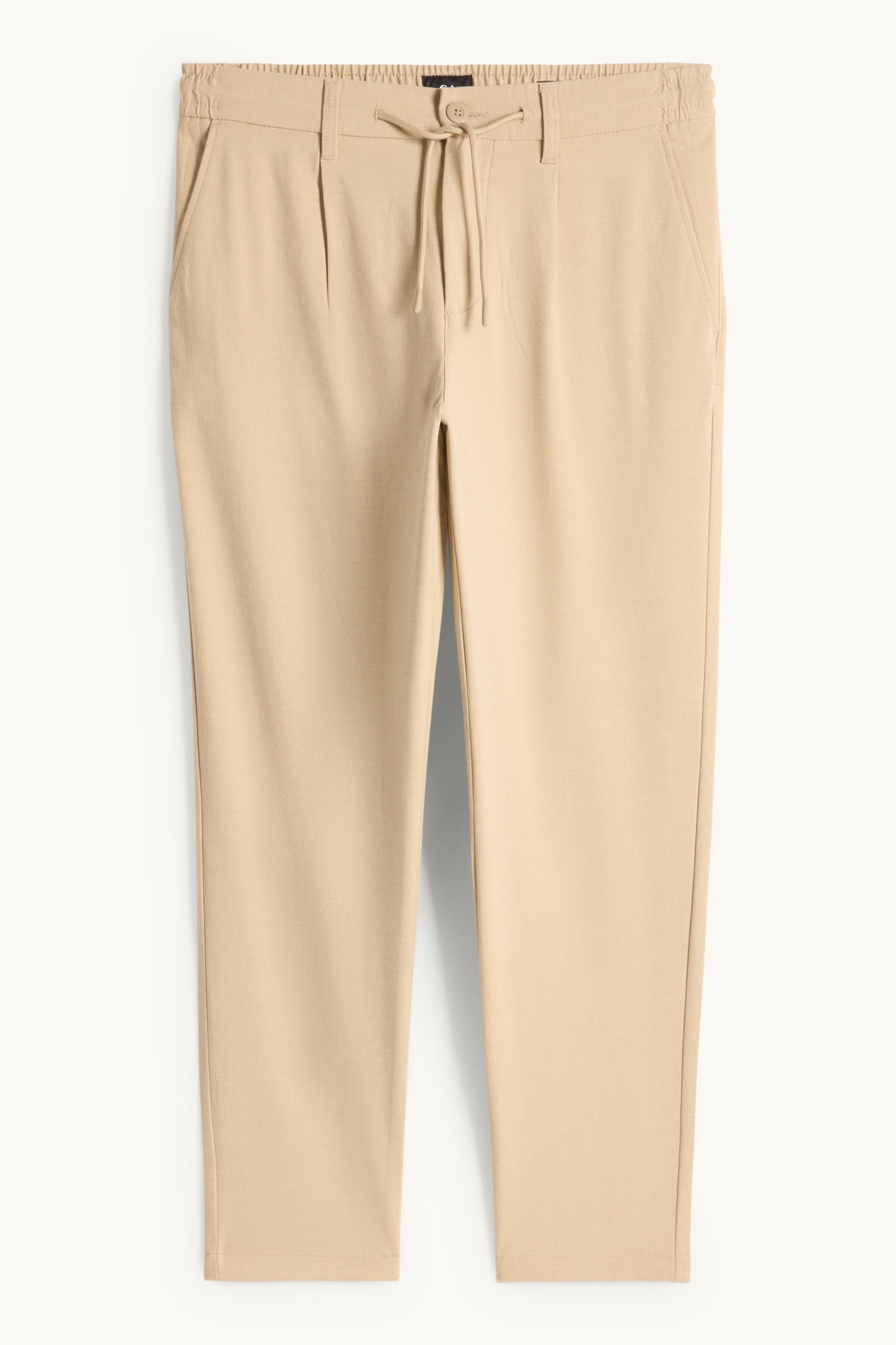 Chinos - tapered fit beige