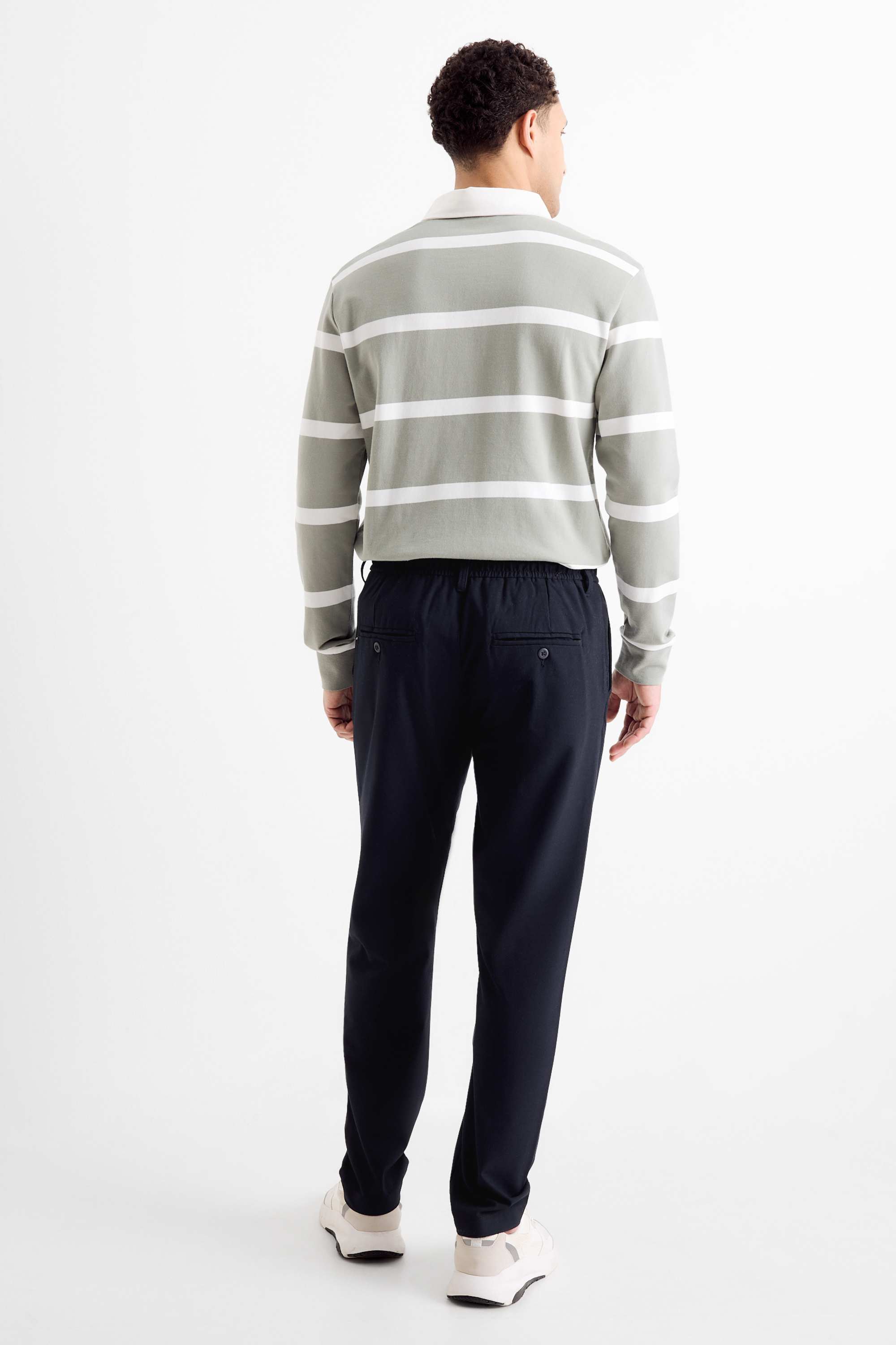 Chinos - tapered fit dark blue