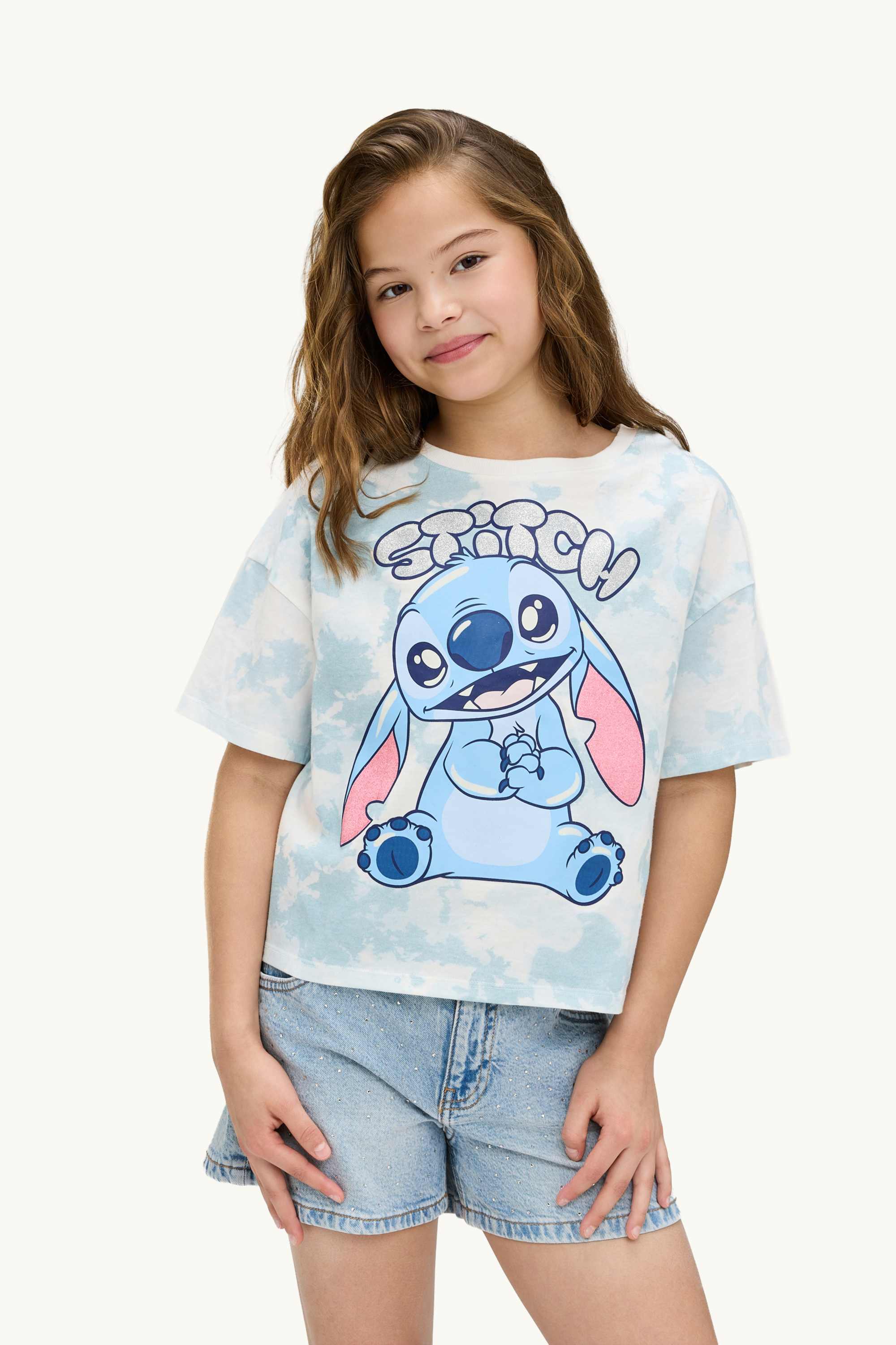 Multipack of 2 - Lilo & Stitch - short sleeve T-shirt - shiny white / light blue