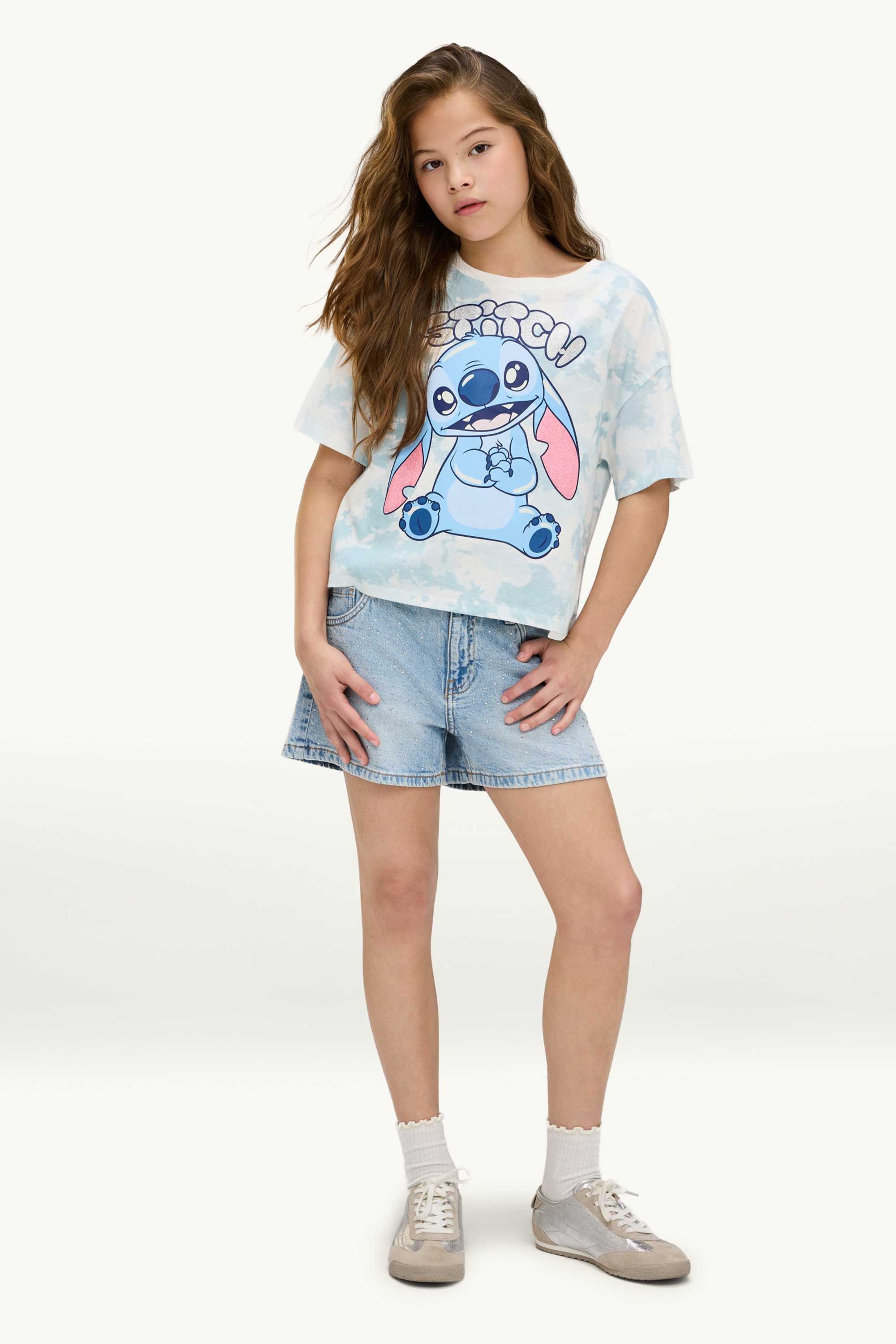Multipack of 2 - Lilo & Stitch - short sleeve T-shirt - shiny white / light blue