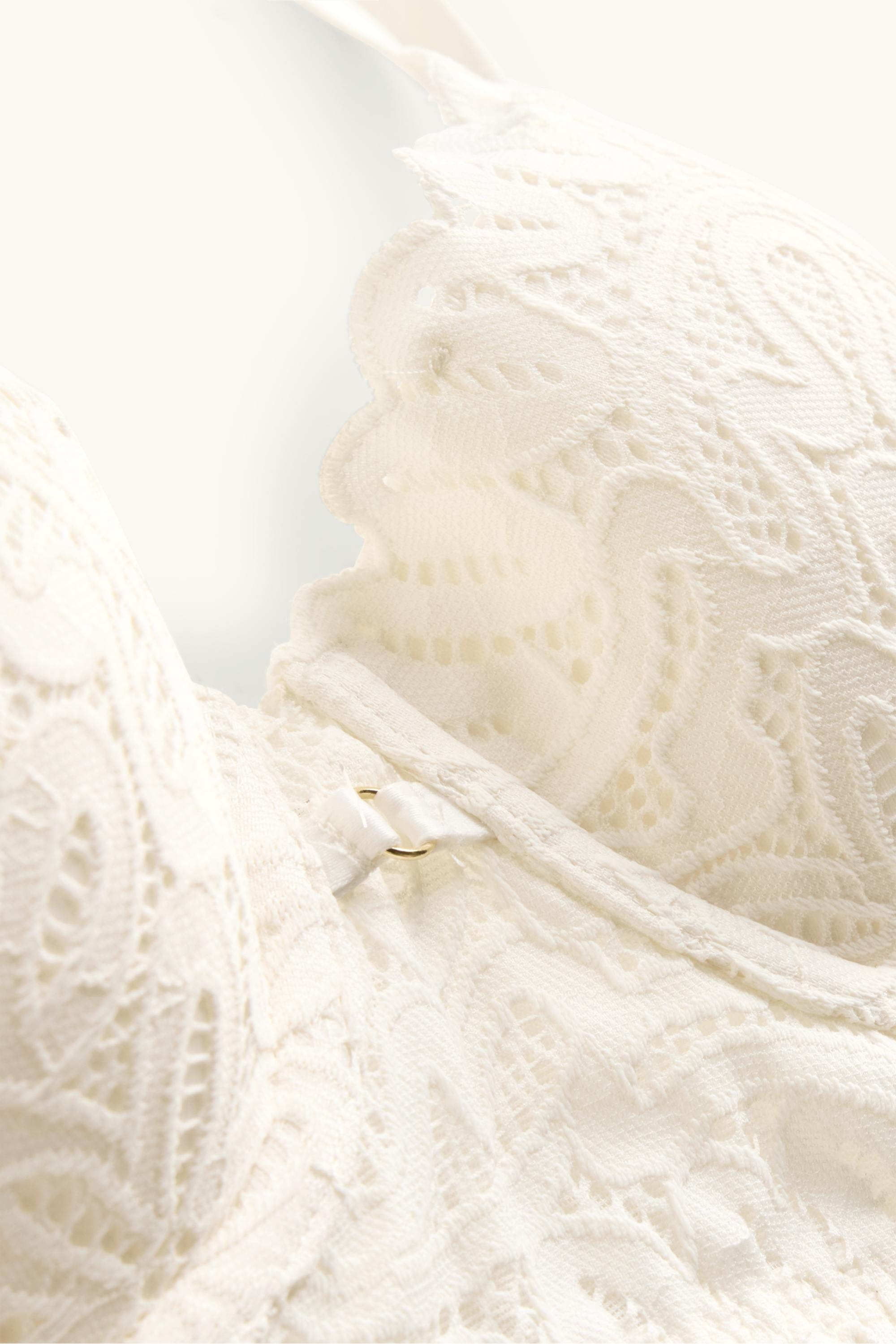 Underwire bra - DEMI - padded cremewhite