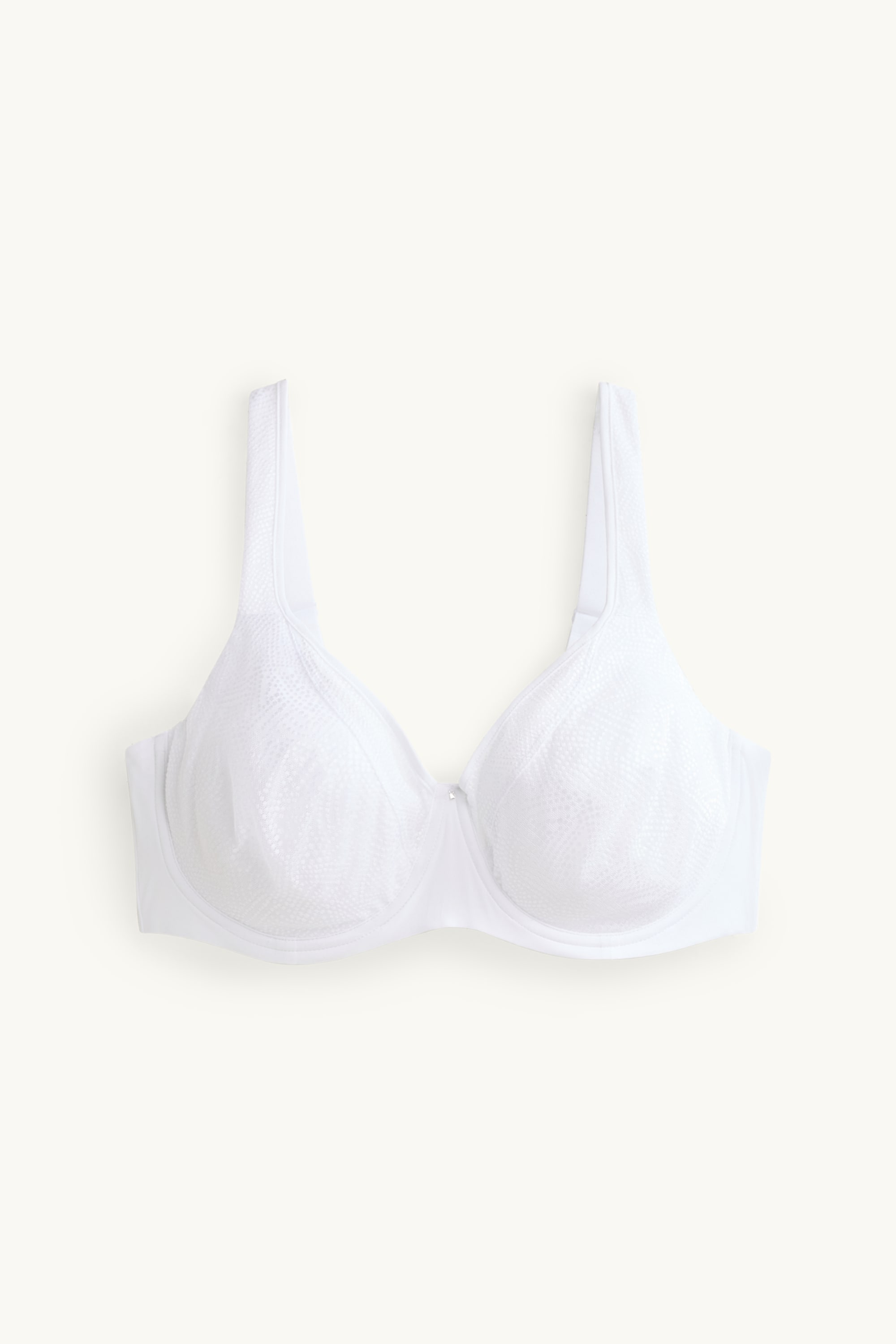 Underwire bra - non-padded white