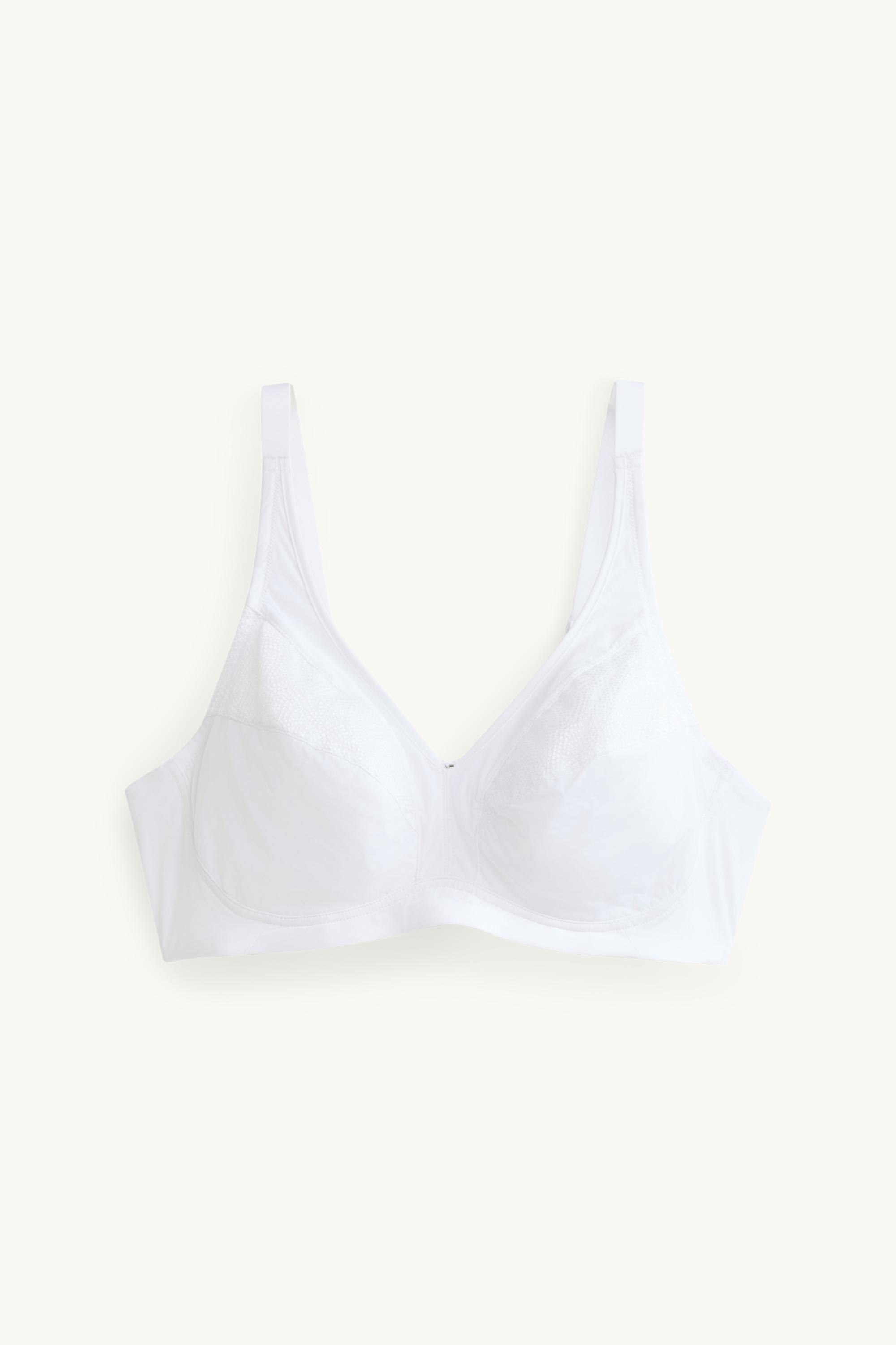 Non-wired bra - non-padded white