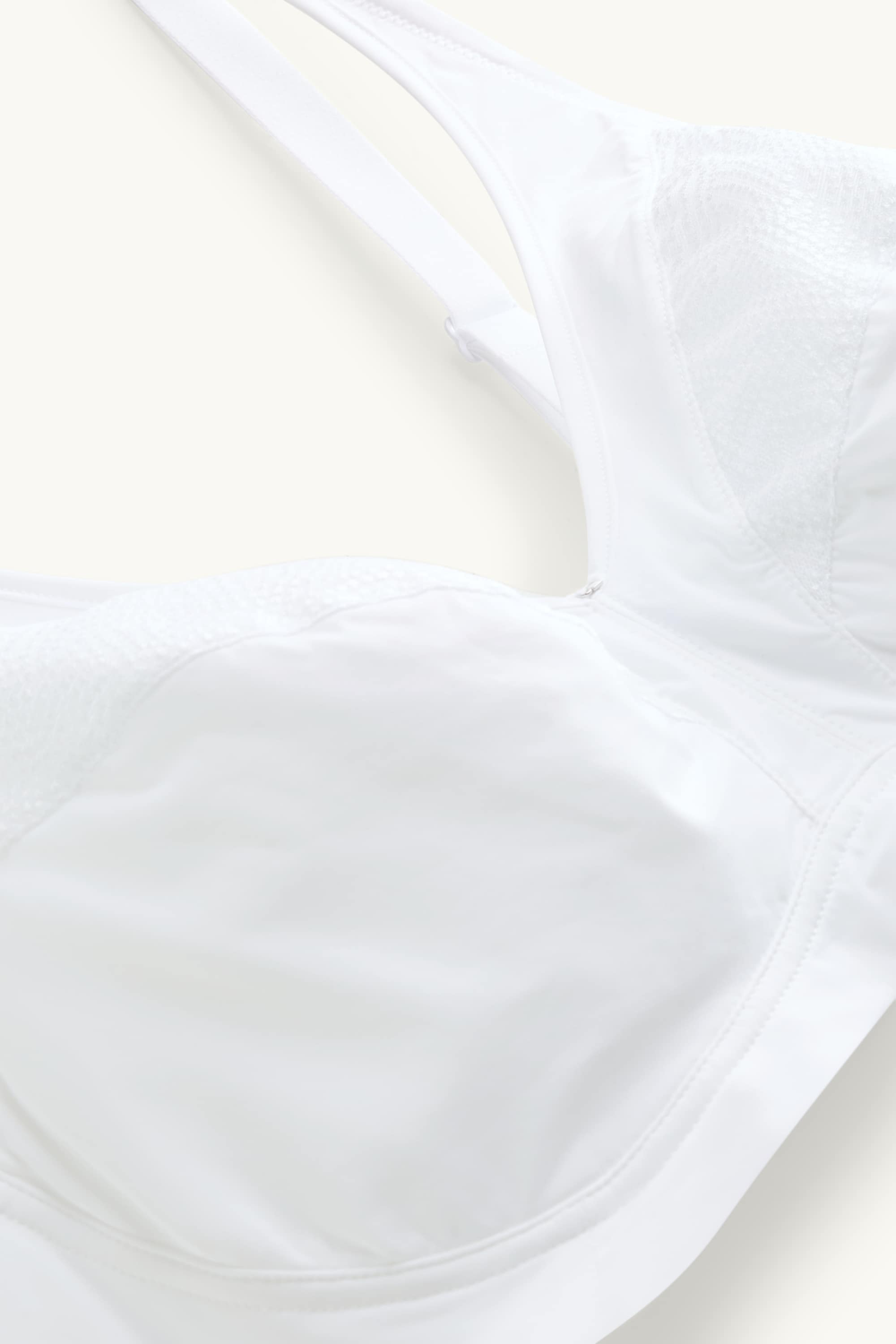 Non-wired bra - non-padded white