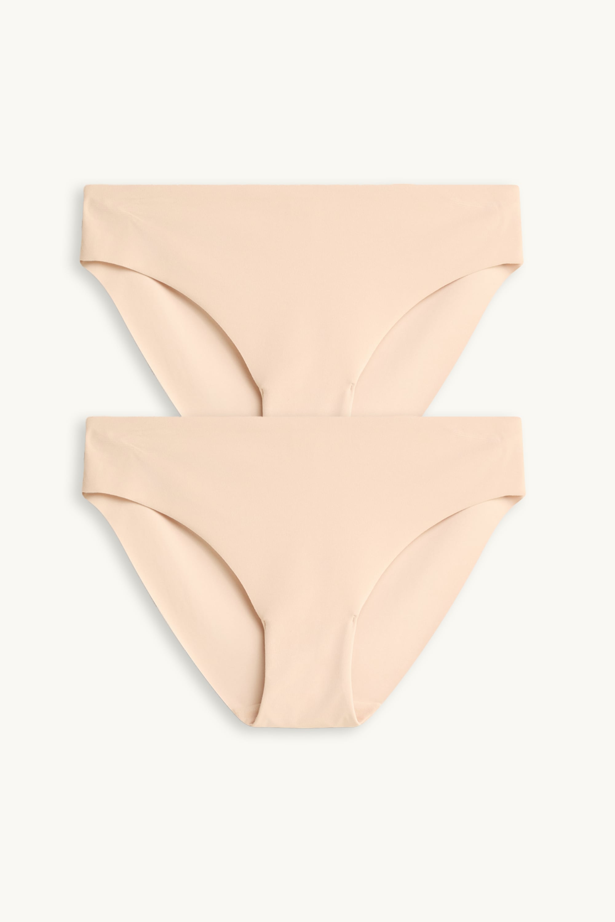 Multipack of 2 - no-VPL knickers beige