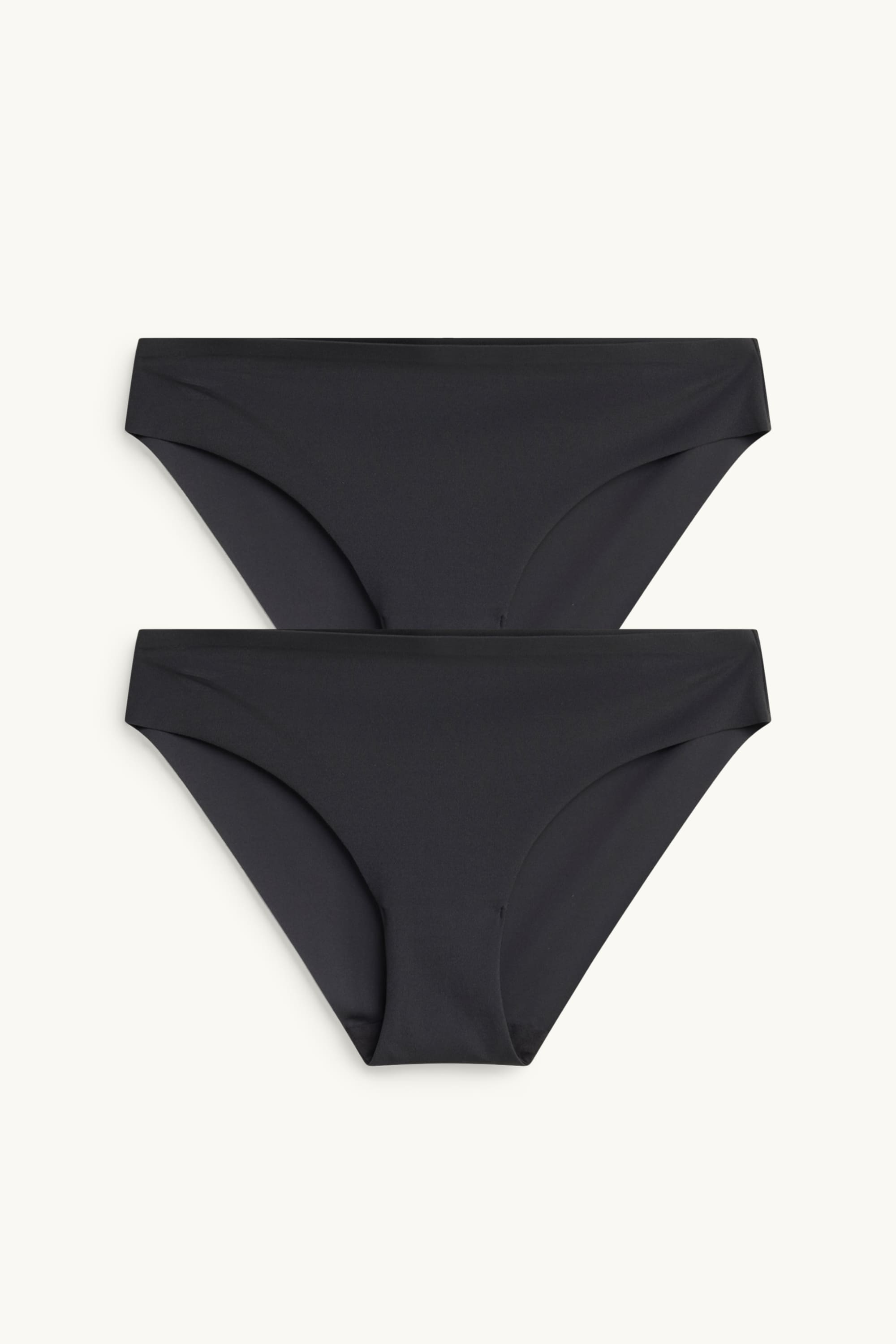 Multipack of 2 - no-VPL knickers black