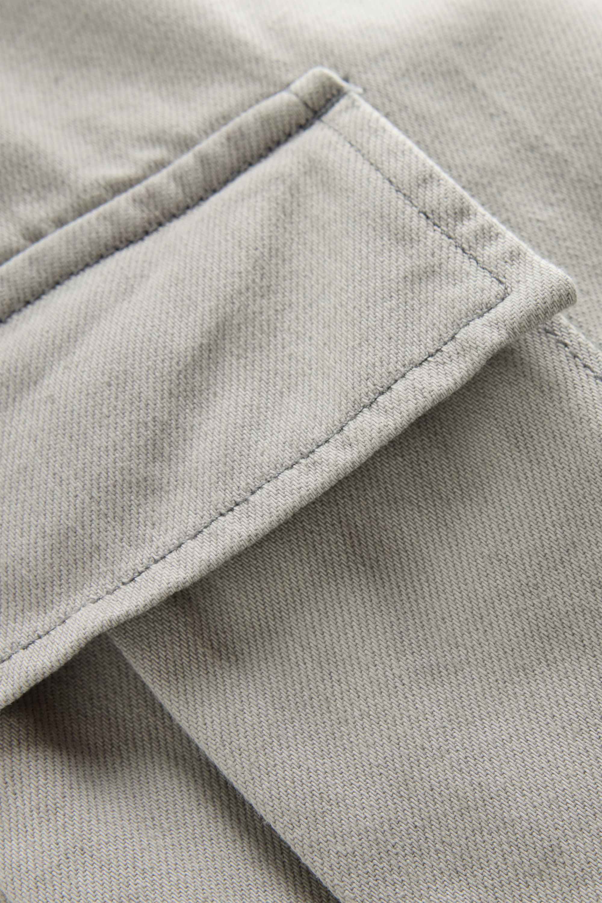 Denim Bermuda shorts light gray