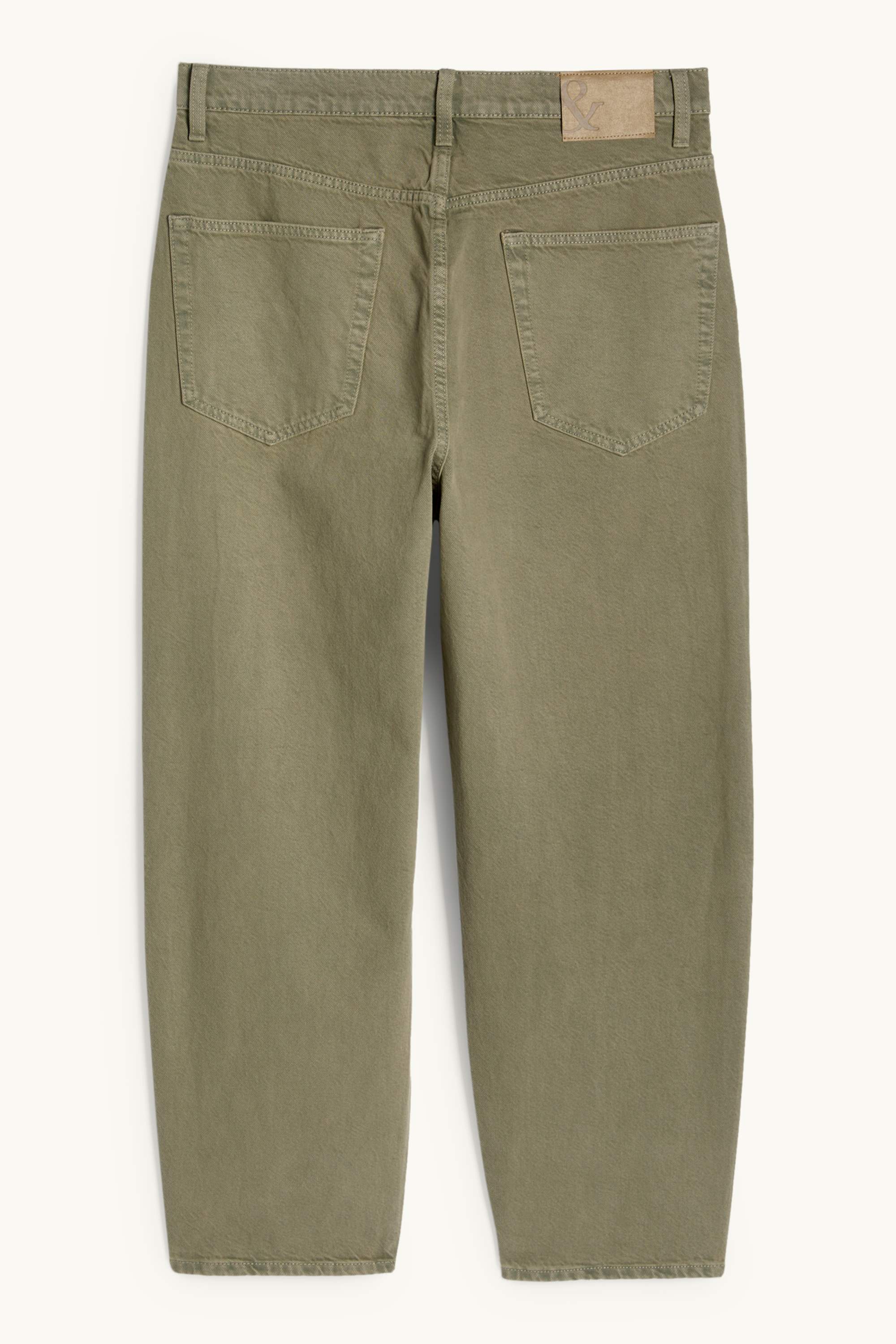 Barrel jeans green