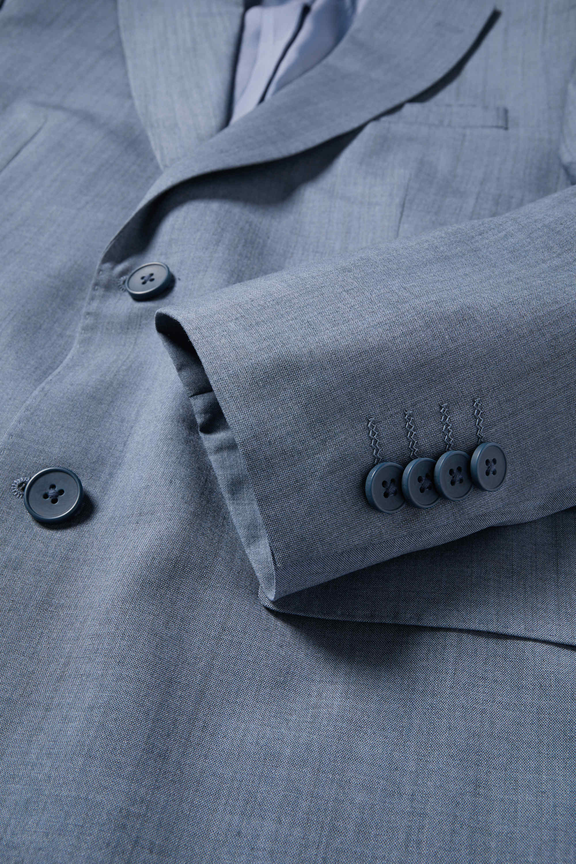Mix & match tailored wool jacket - regular fit blue