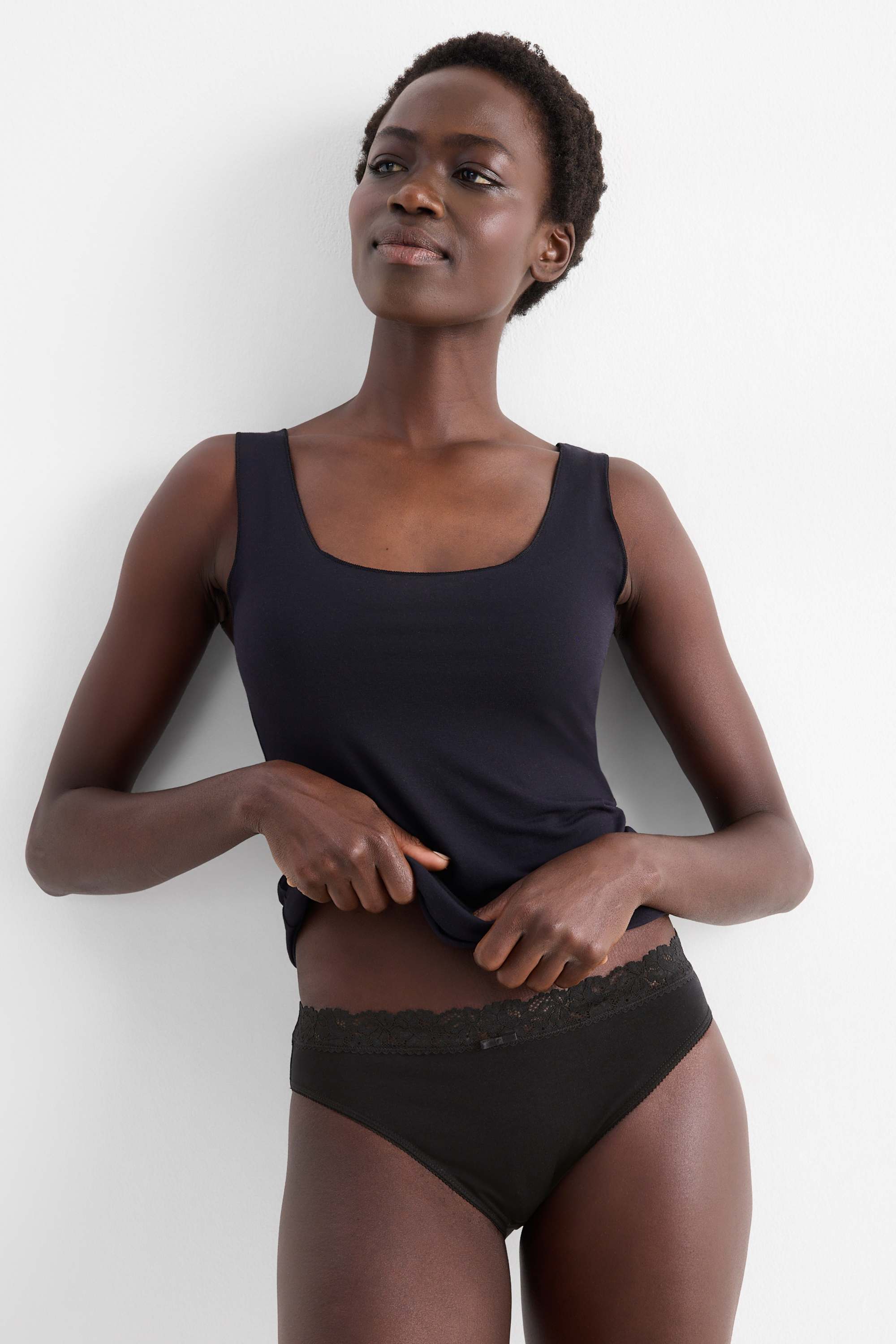 Multipack of 3 - knickers black
