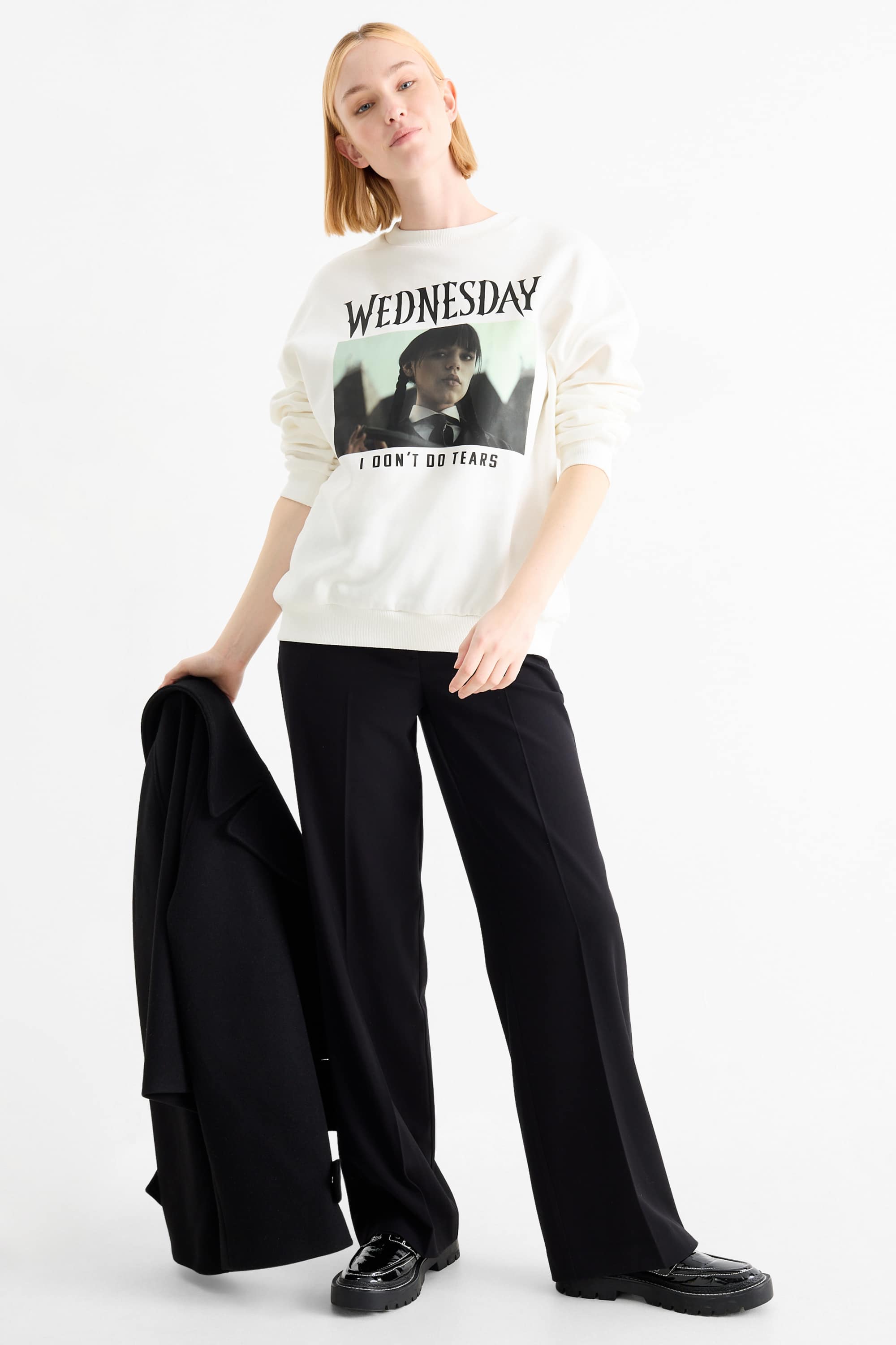Wednesday - sweatshirt white