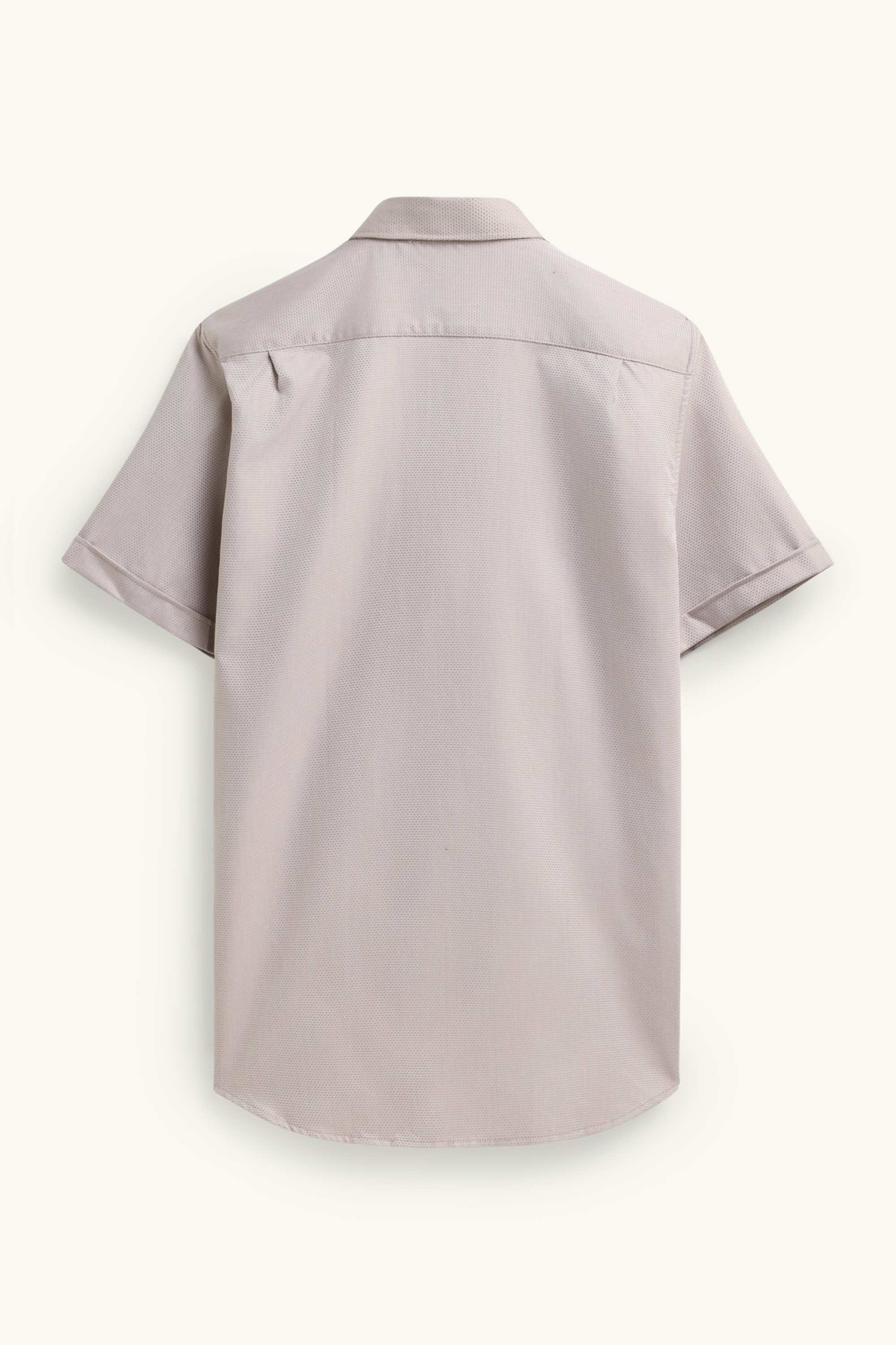 Business shirt - regular fit - kent collar - textured gray