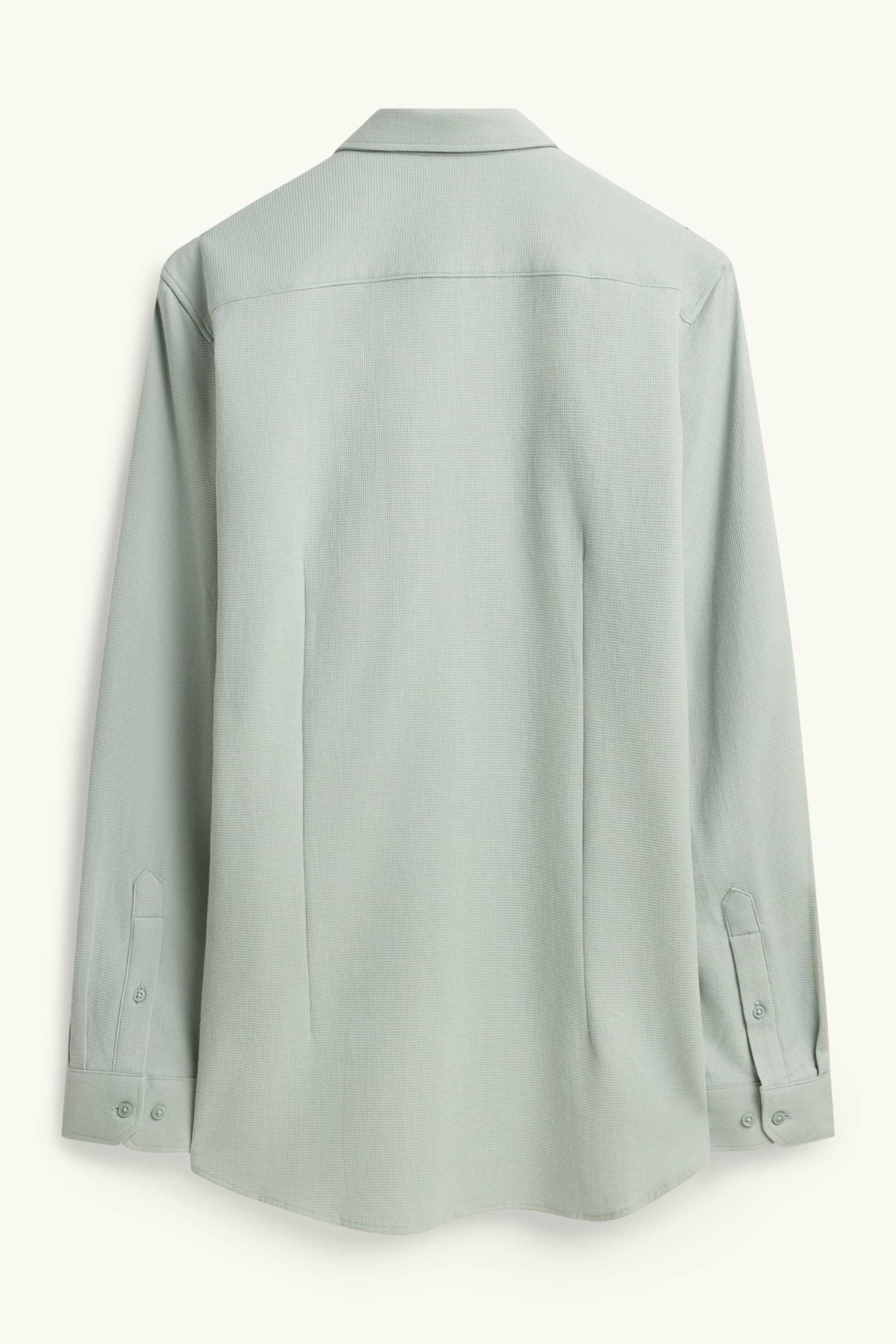 Business shirt - slim fit - kent collar - easy-iron - textured light green