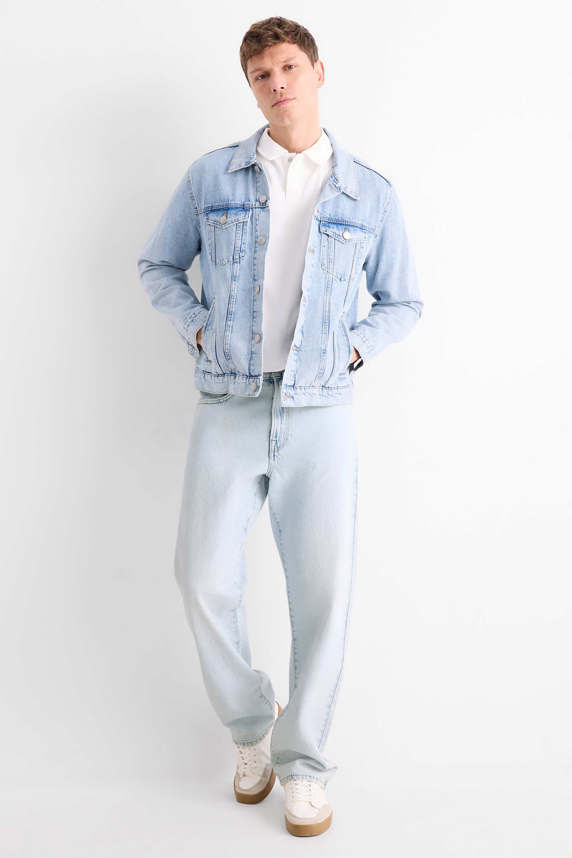 Relaxed jeans denim-light blue