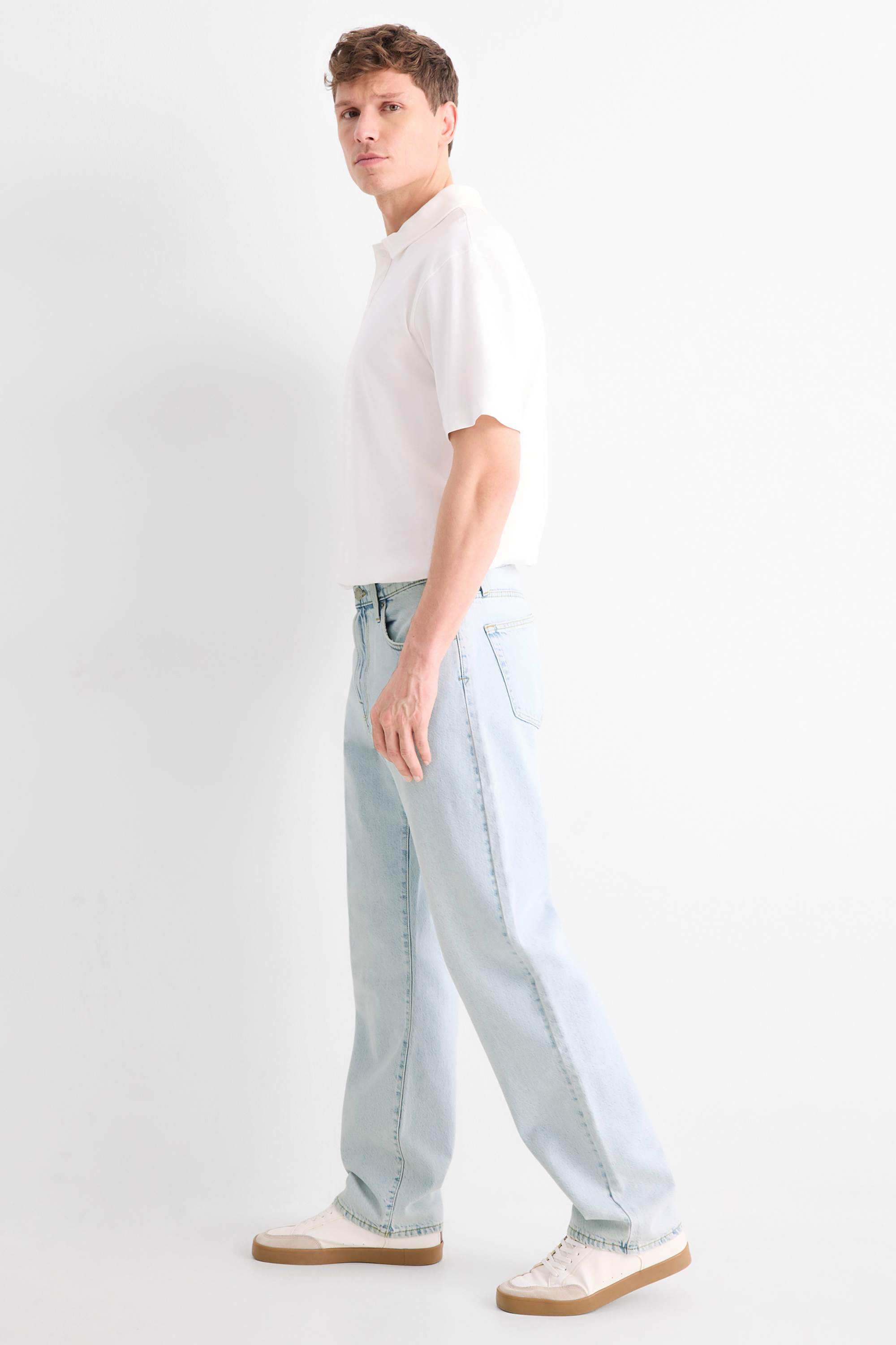 Relaxed jeans denim-light blue