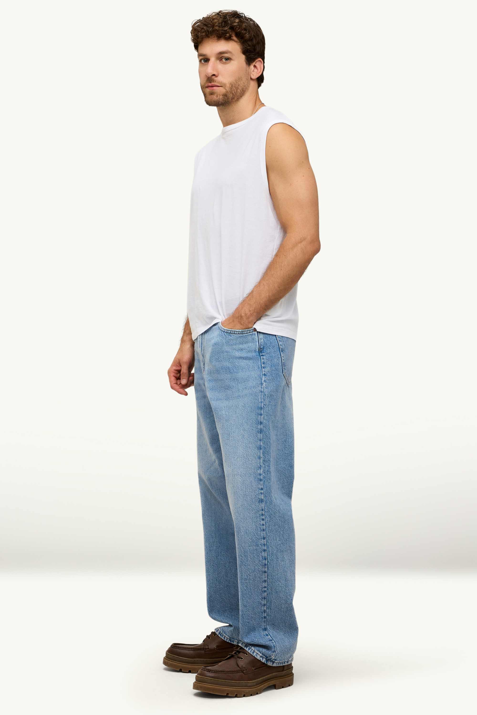 Relaxed jeans blue denim