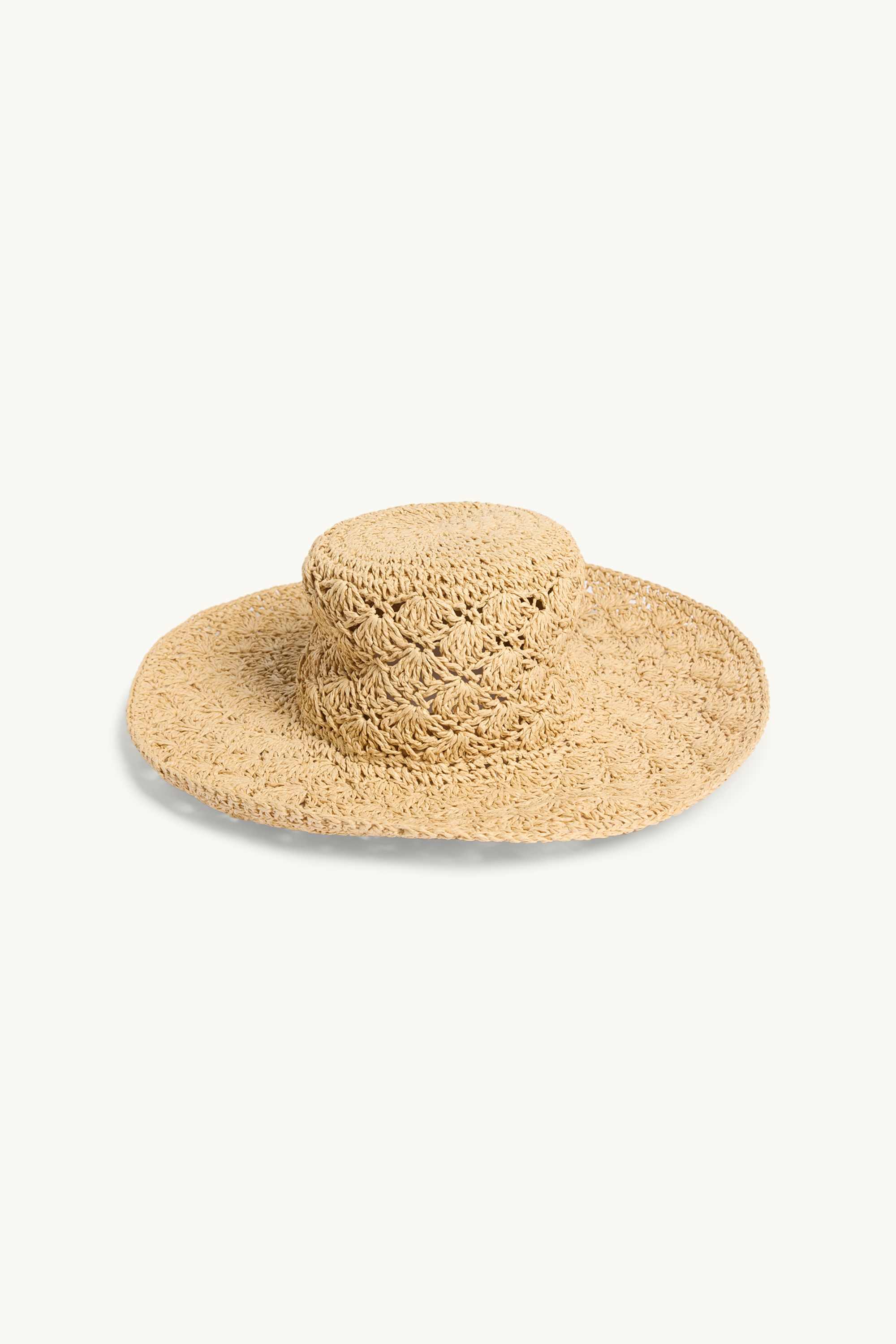 Straw hat beige