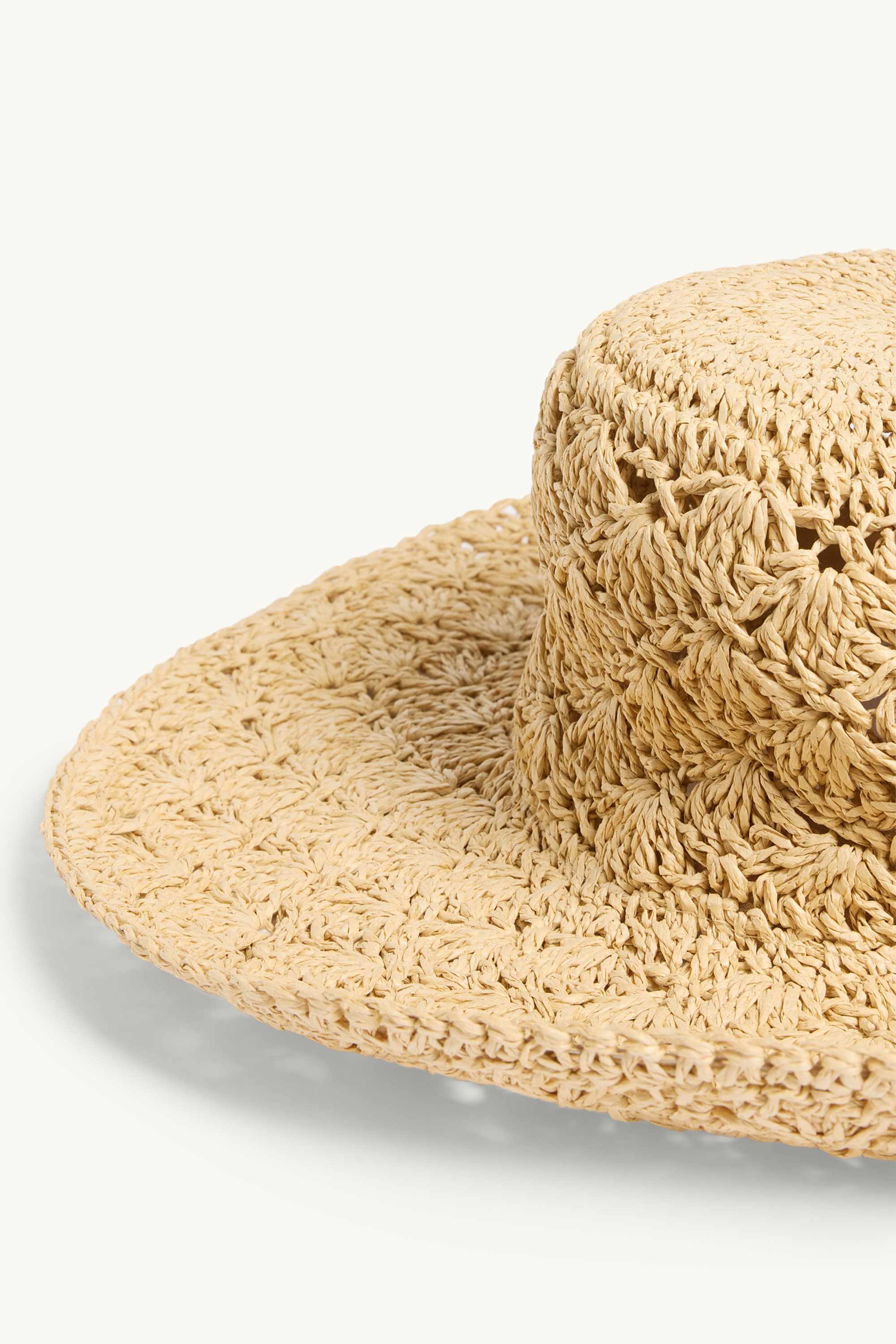 Straw hat beige