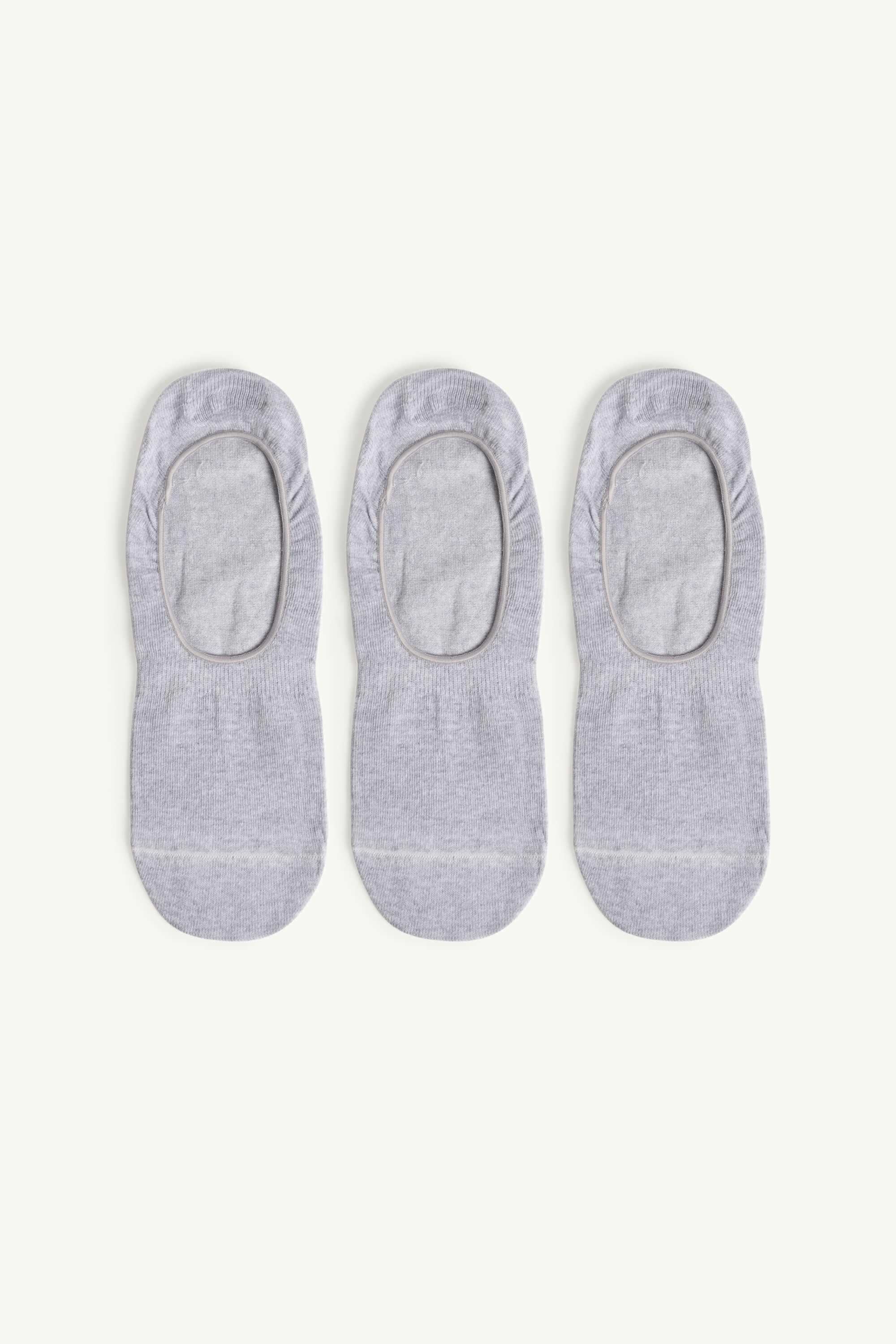 Multipack of 3 - footsies gray
