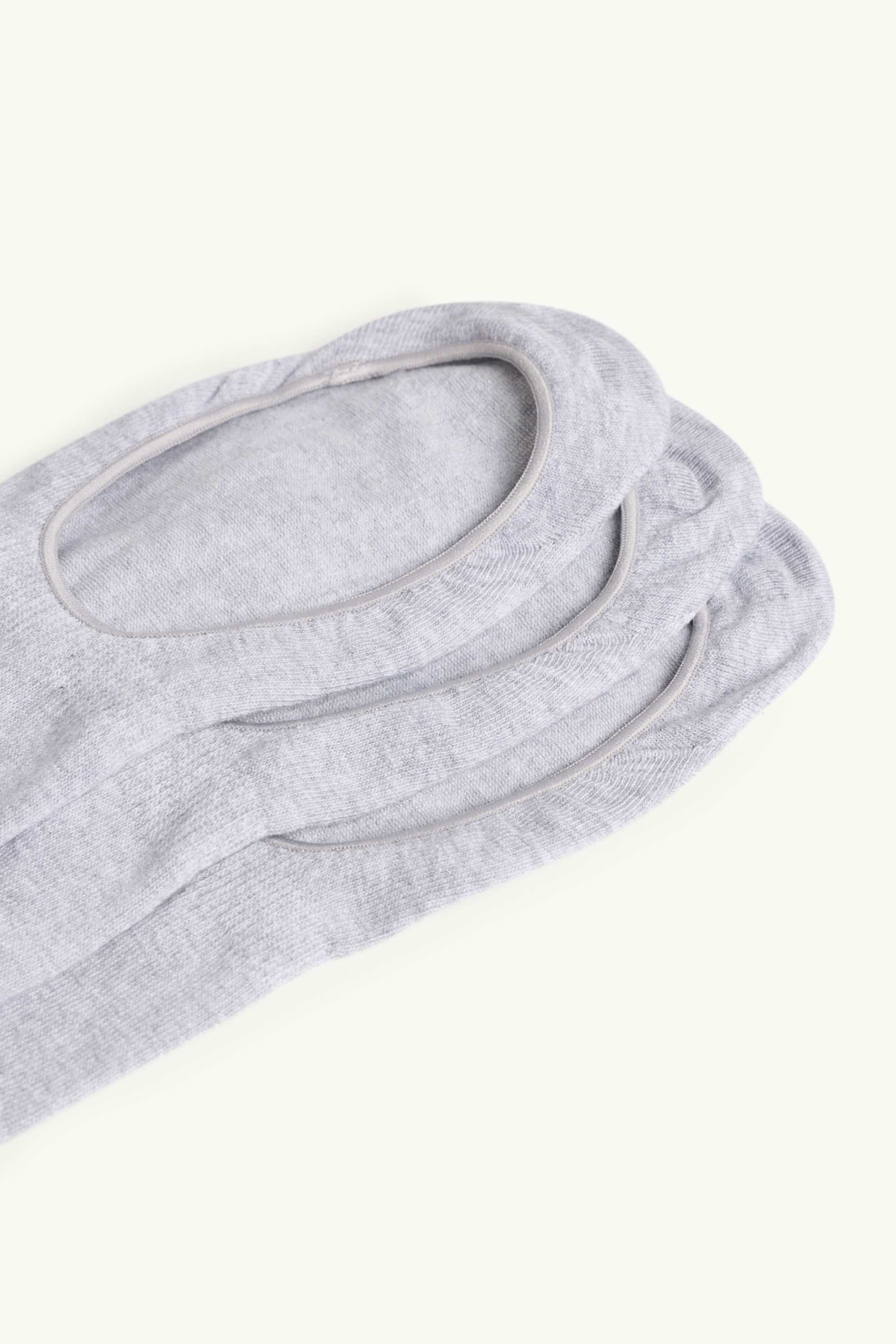 Multipack of 3 - footsies gray