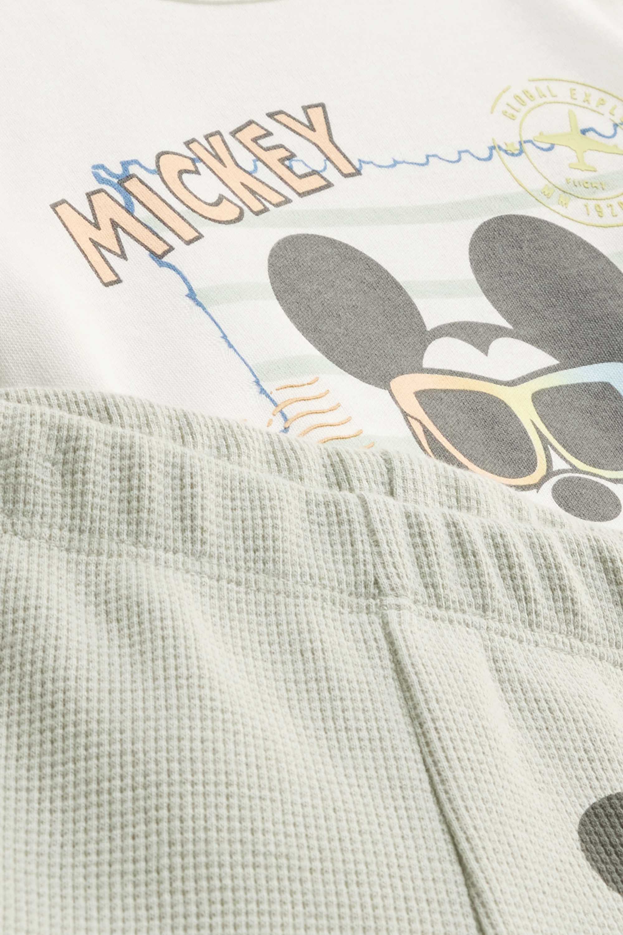 Mickey Mouse - baby pyjamas - set of 2 green