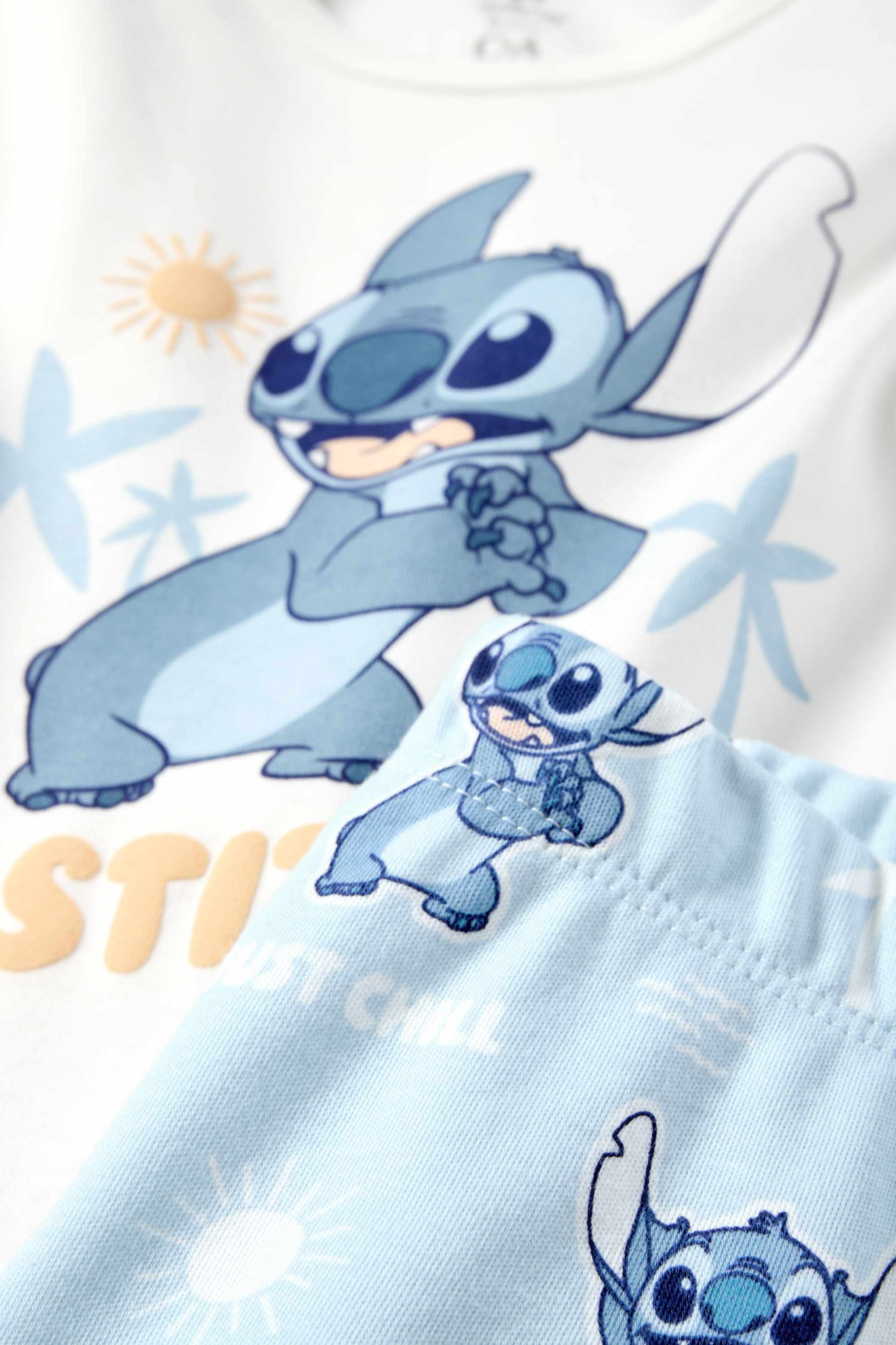 Lilo & Stitch - baby pyjamas - 2 piece white