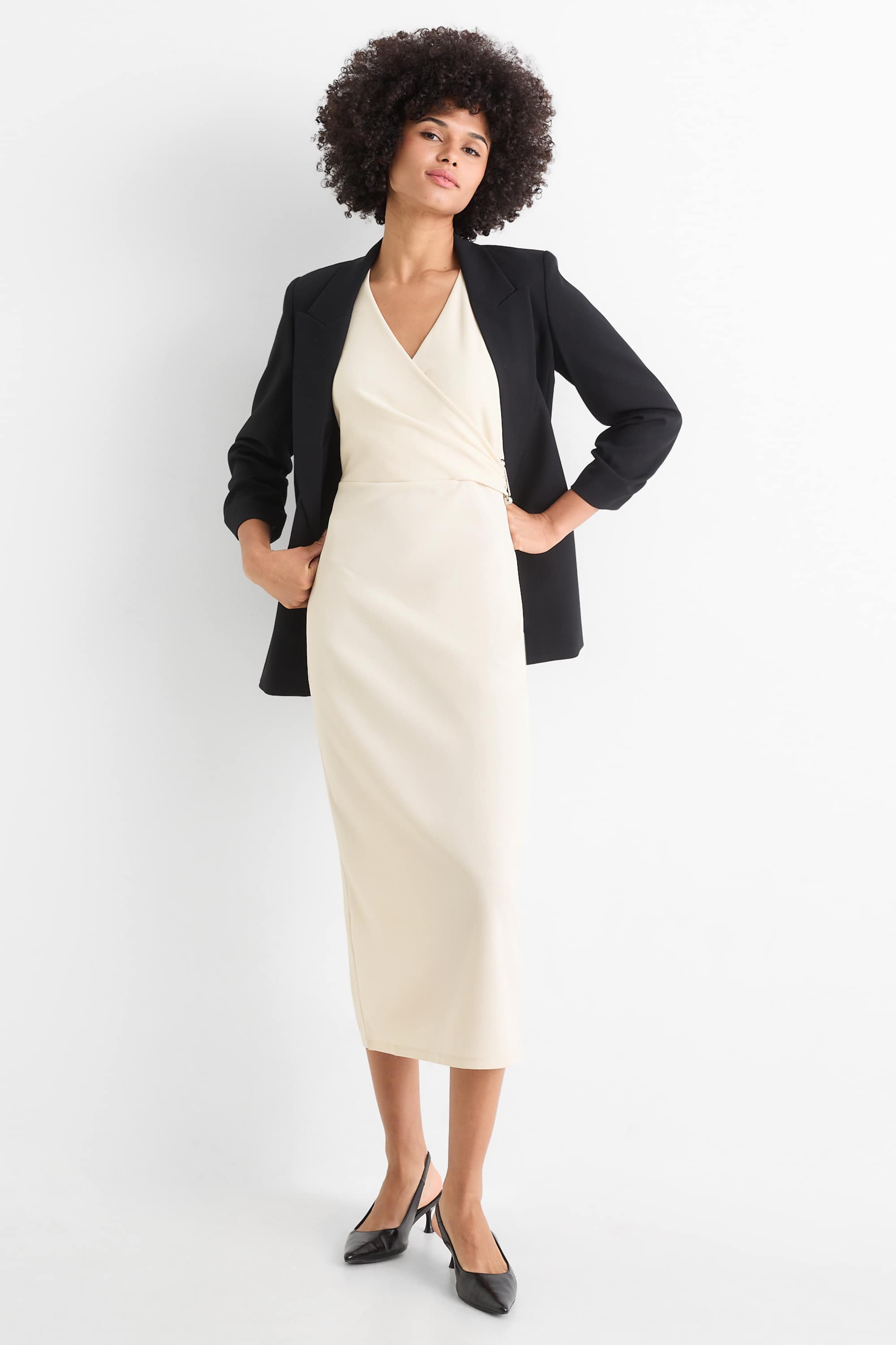 Bodycon dress cremewhite