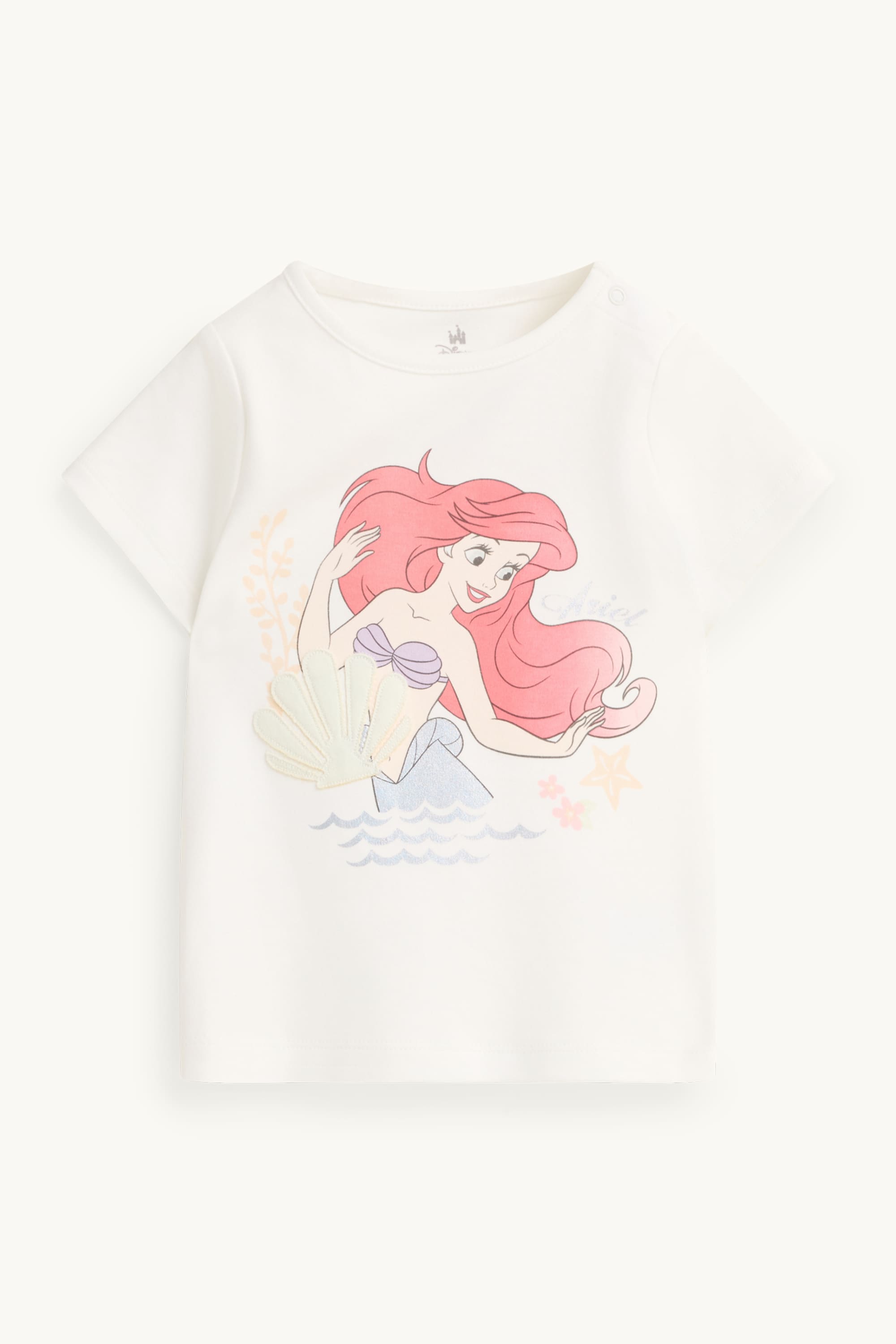 Ariel - baby pyjamas - 2 piece white