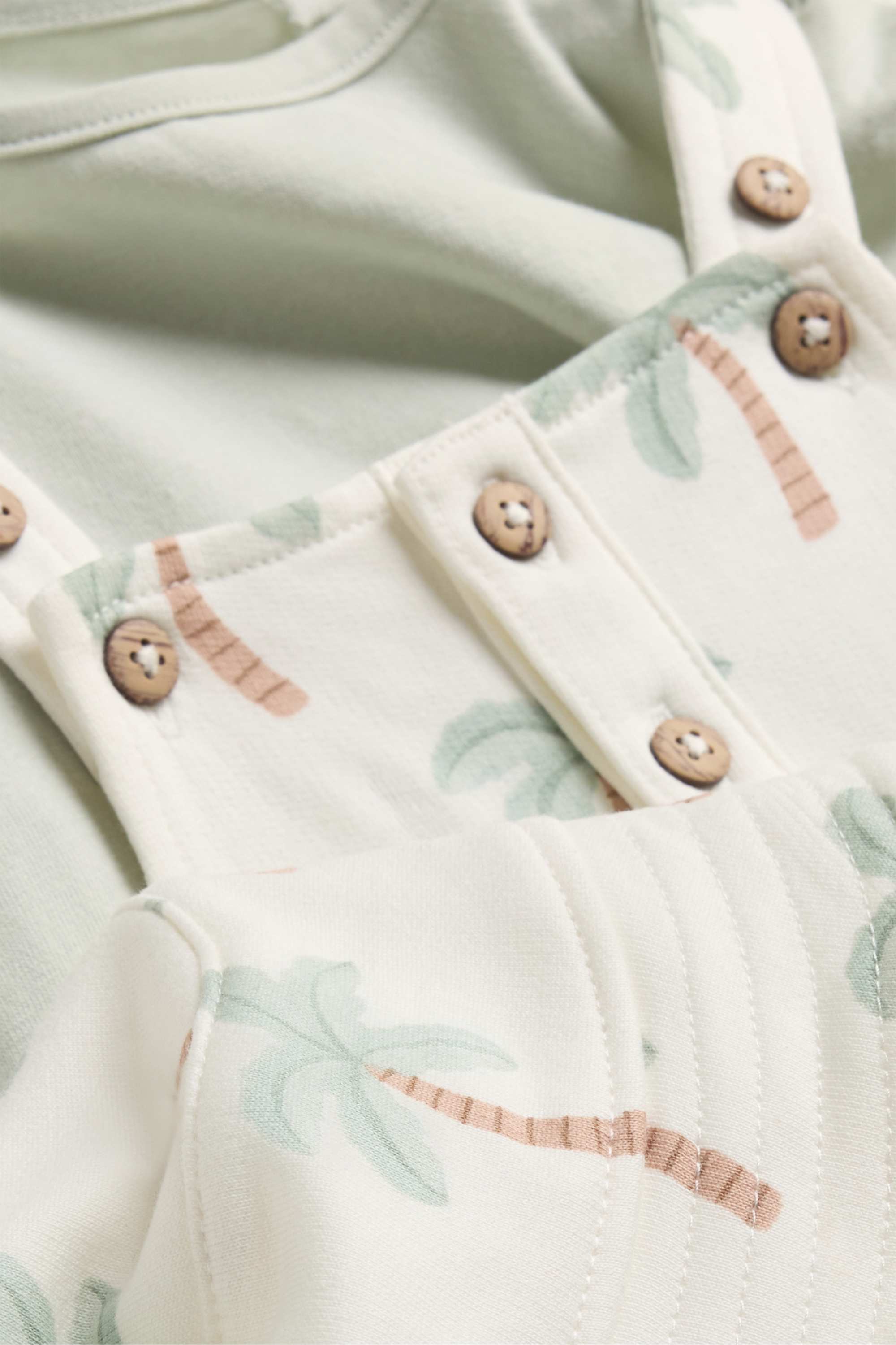 Palm - baby outfit - 3 piece white