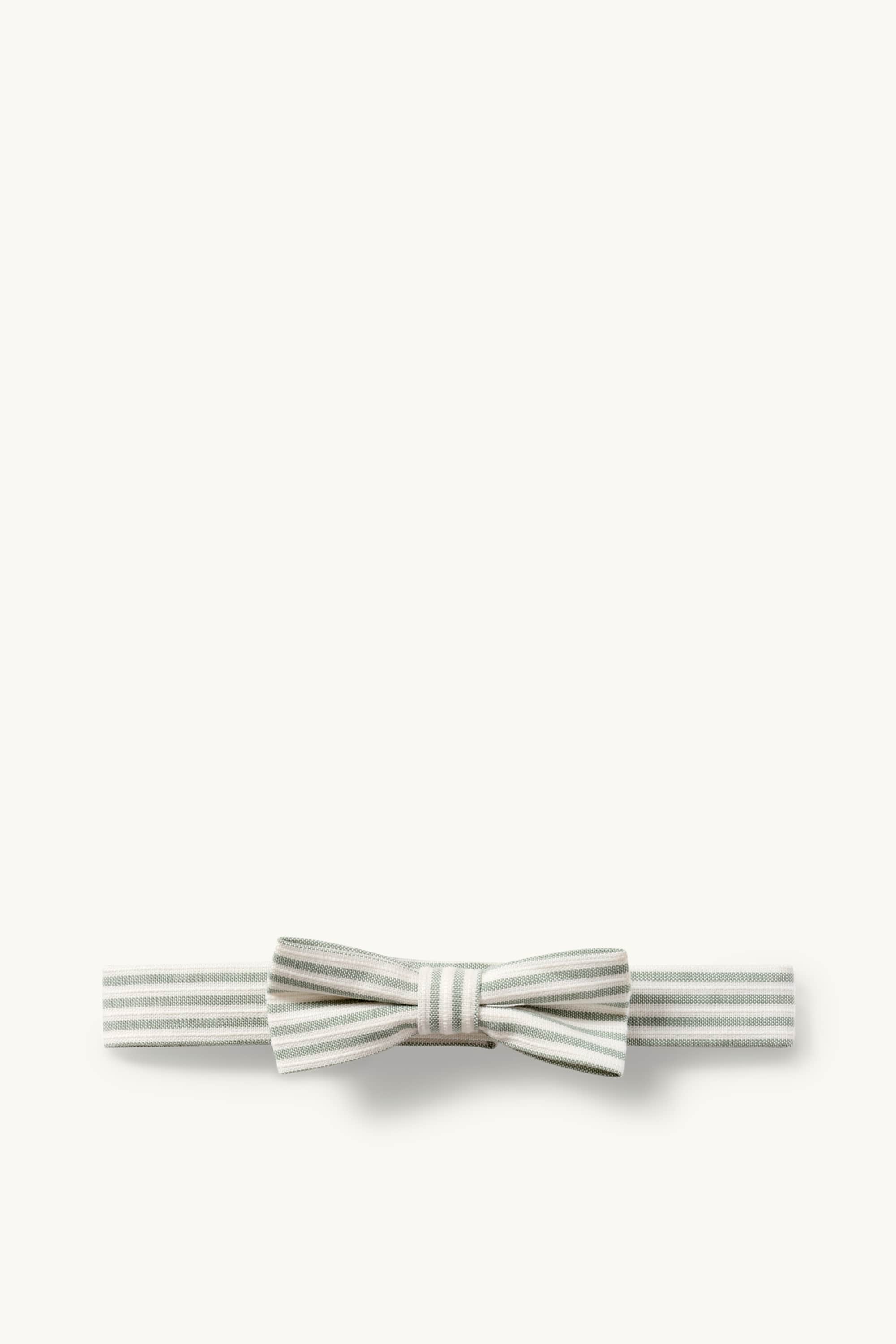 Baby outfit - 3 piece white / green
