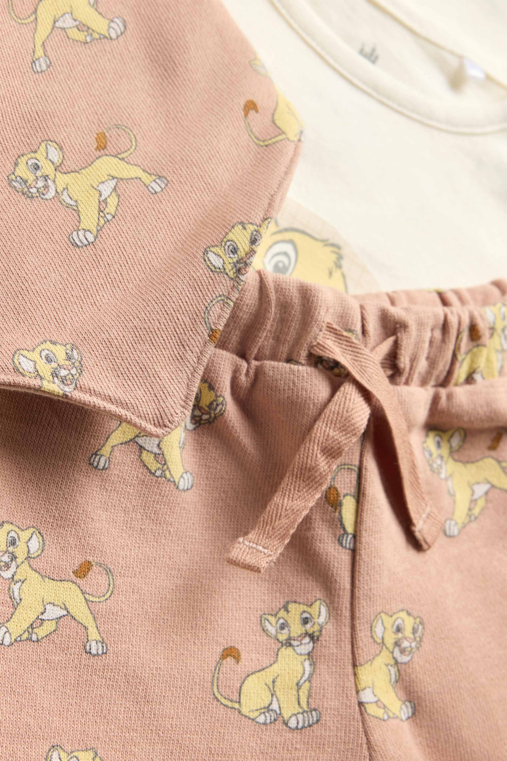 The Lion King - baby outfit - 3 piece white / rose