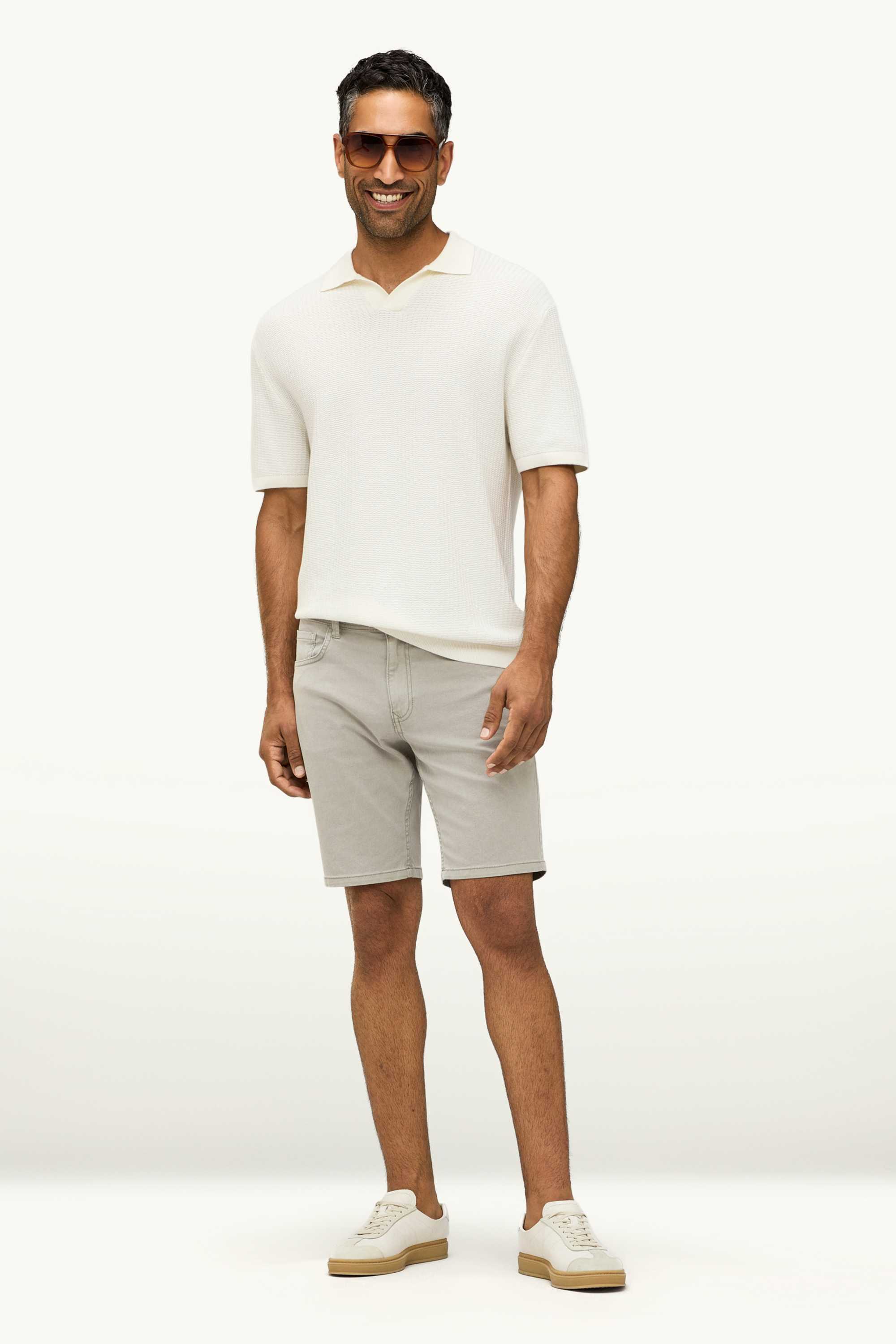 Denim shorts - Flex denim-green