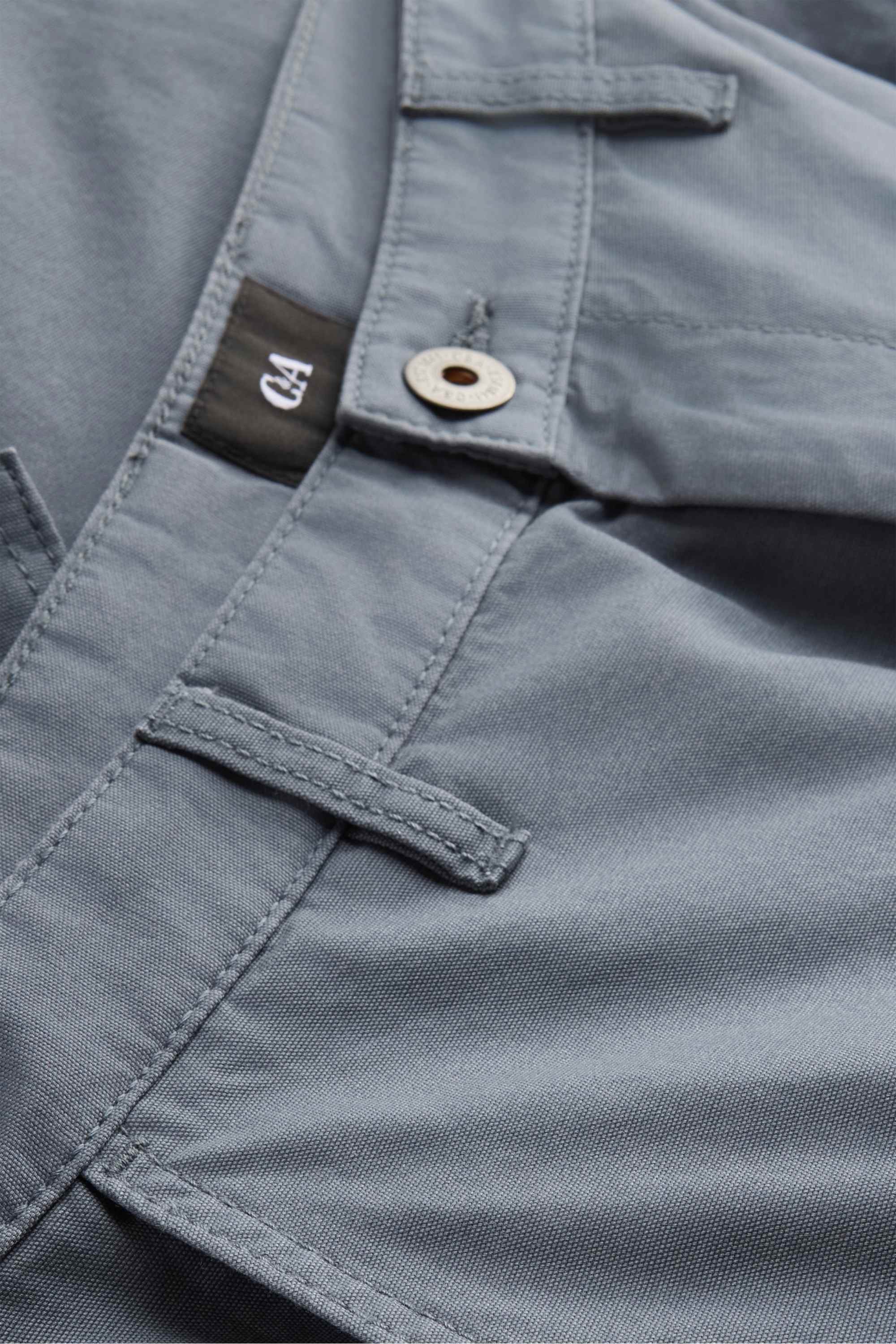 Denim cargo Bermuda shorts gray