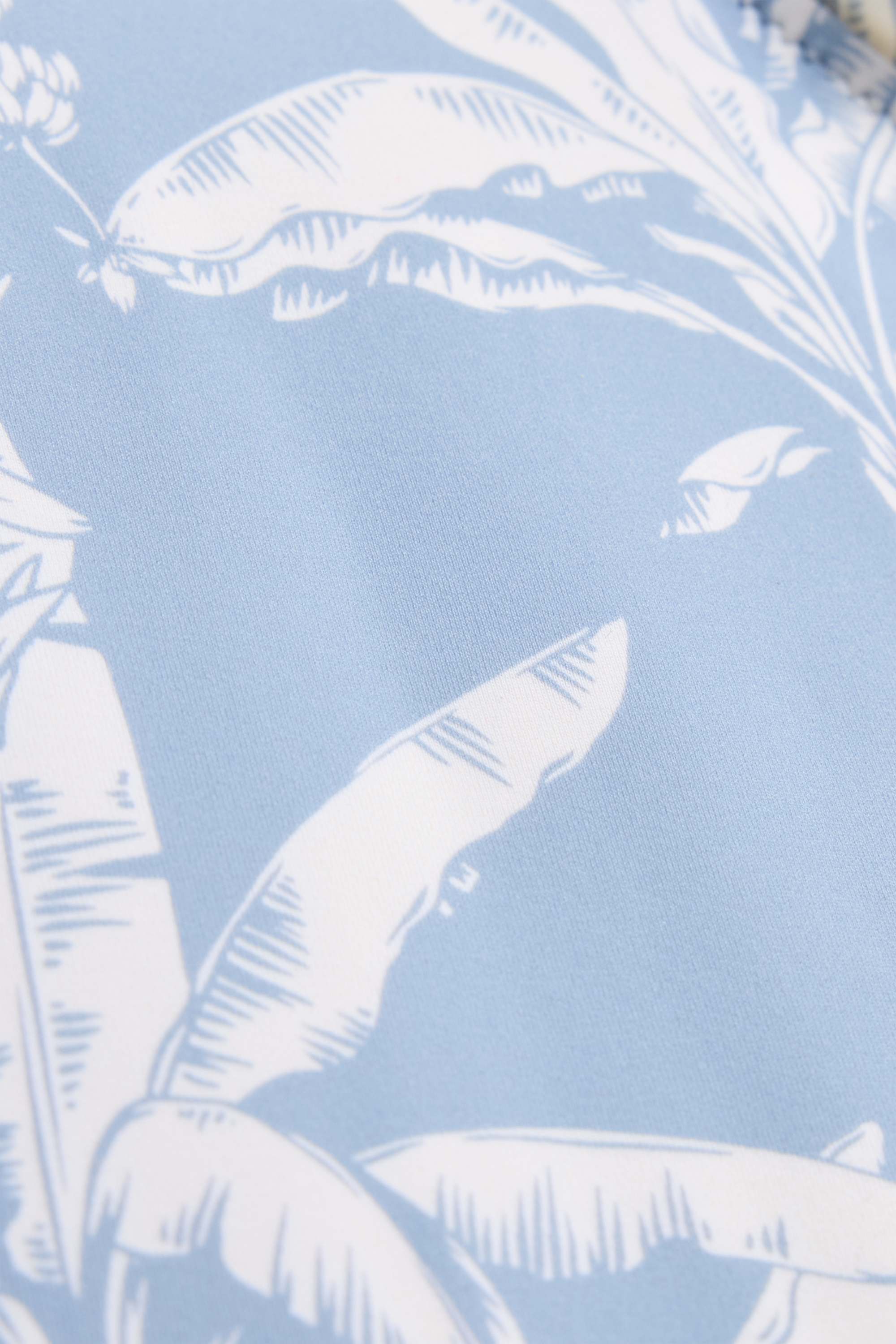 Mini Me - palm - baby swimsuit - LYCRA® XTRA LIFE™ light blue