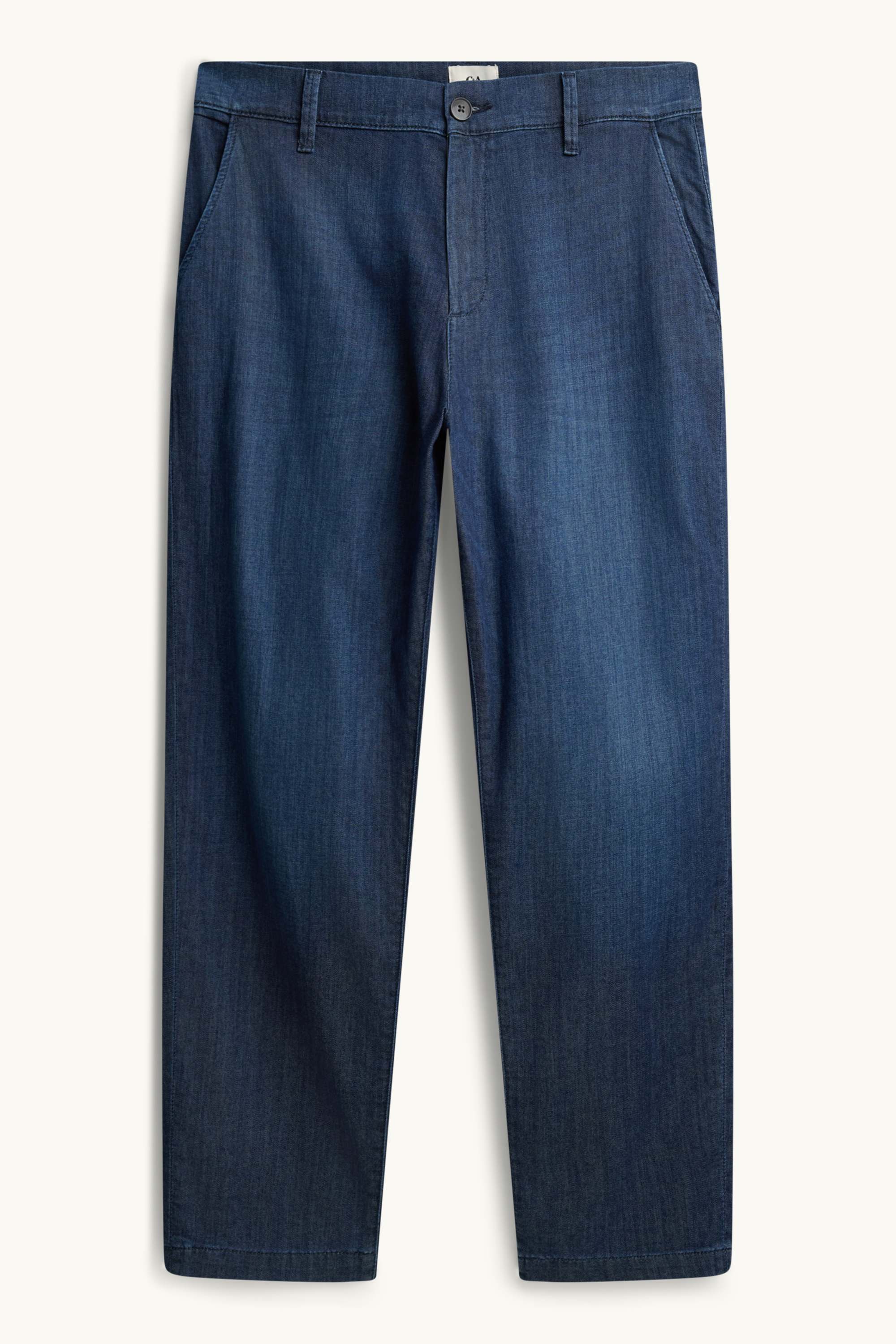 Chino jeans- tapered fit denim-dark blue
