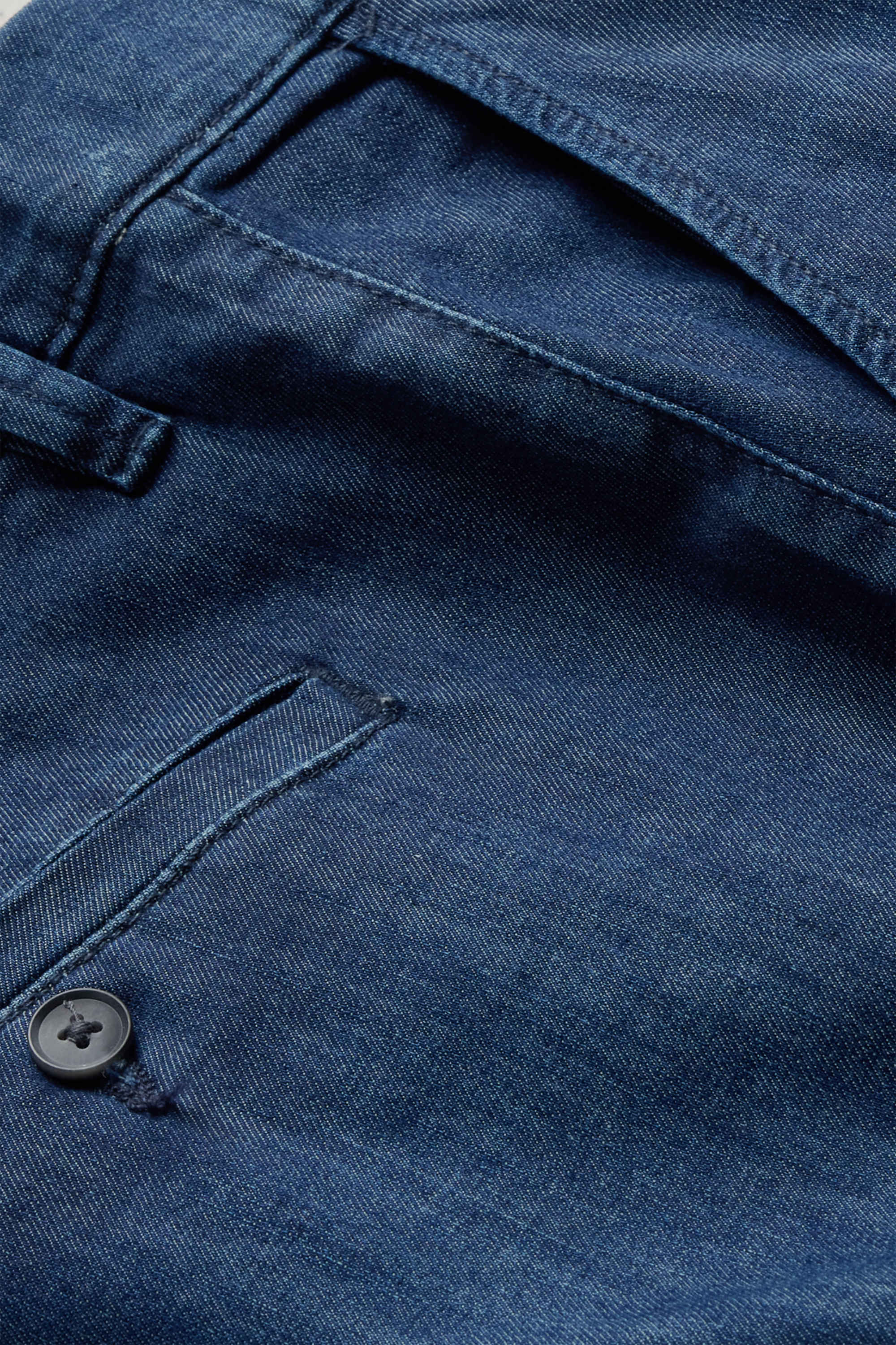 Chino jeans- tapered fit denim-dark blue