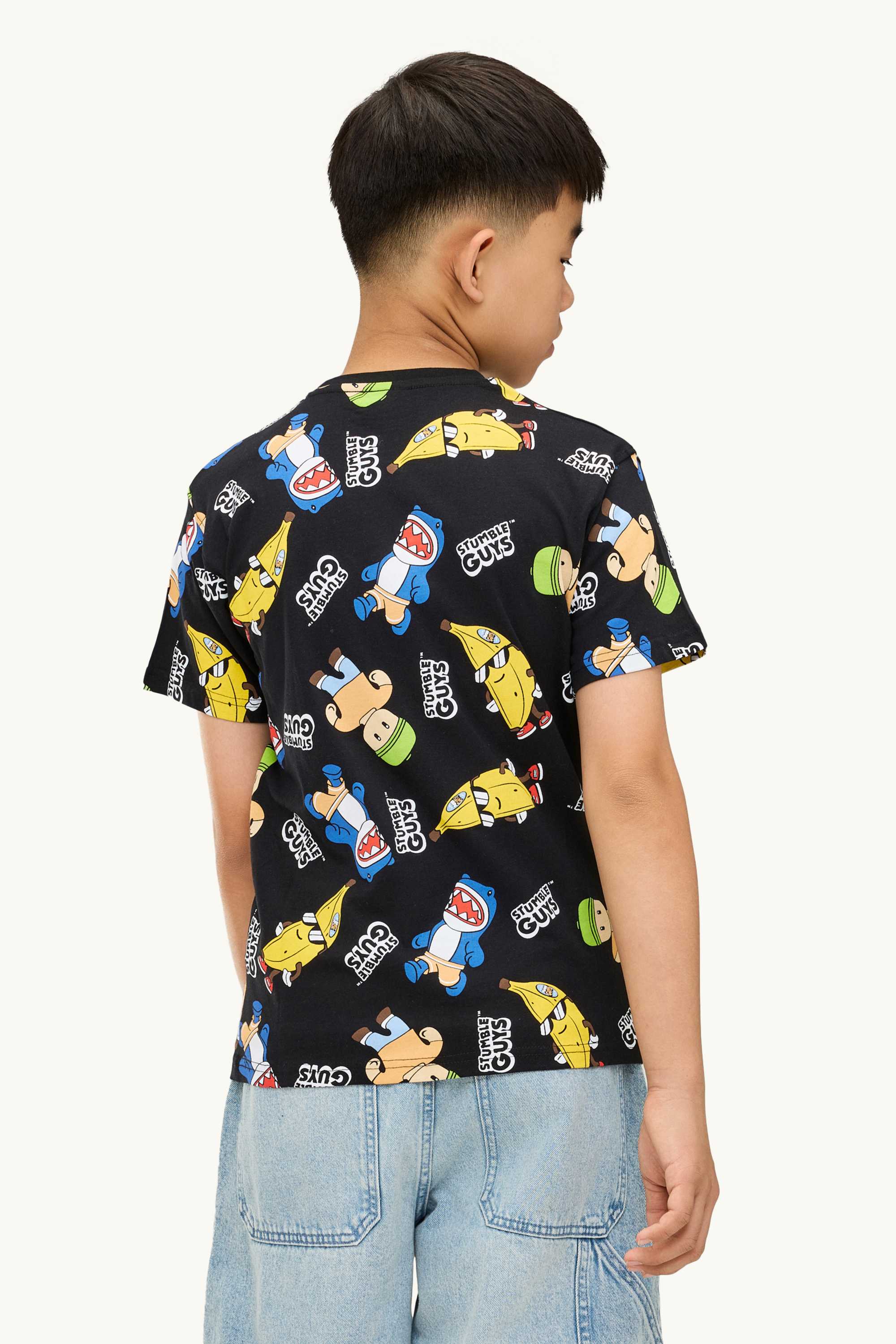 Multipack of 2 - Stumble Guys - short sleeve T-shirt white / black