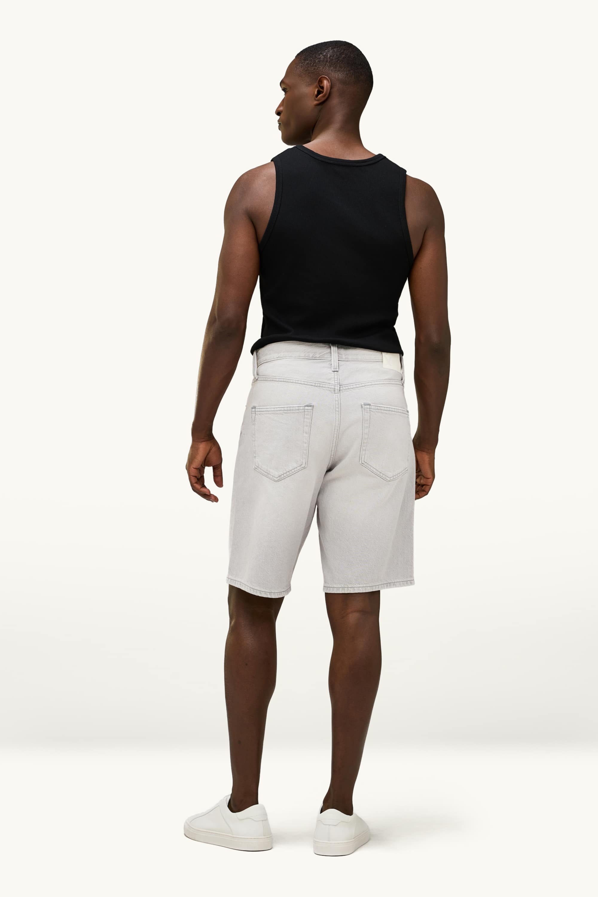 Denim shorts denim-light gray