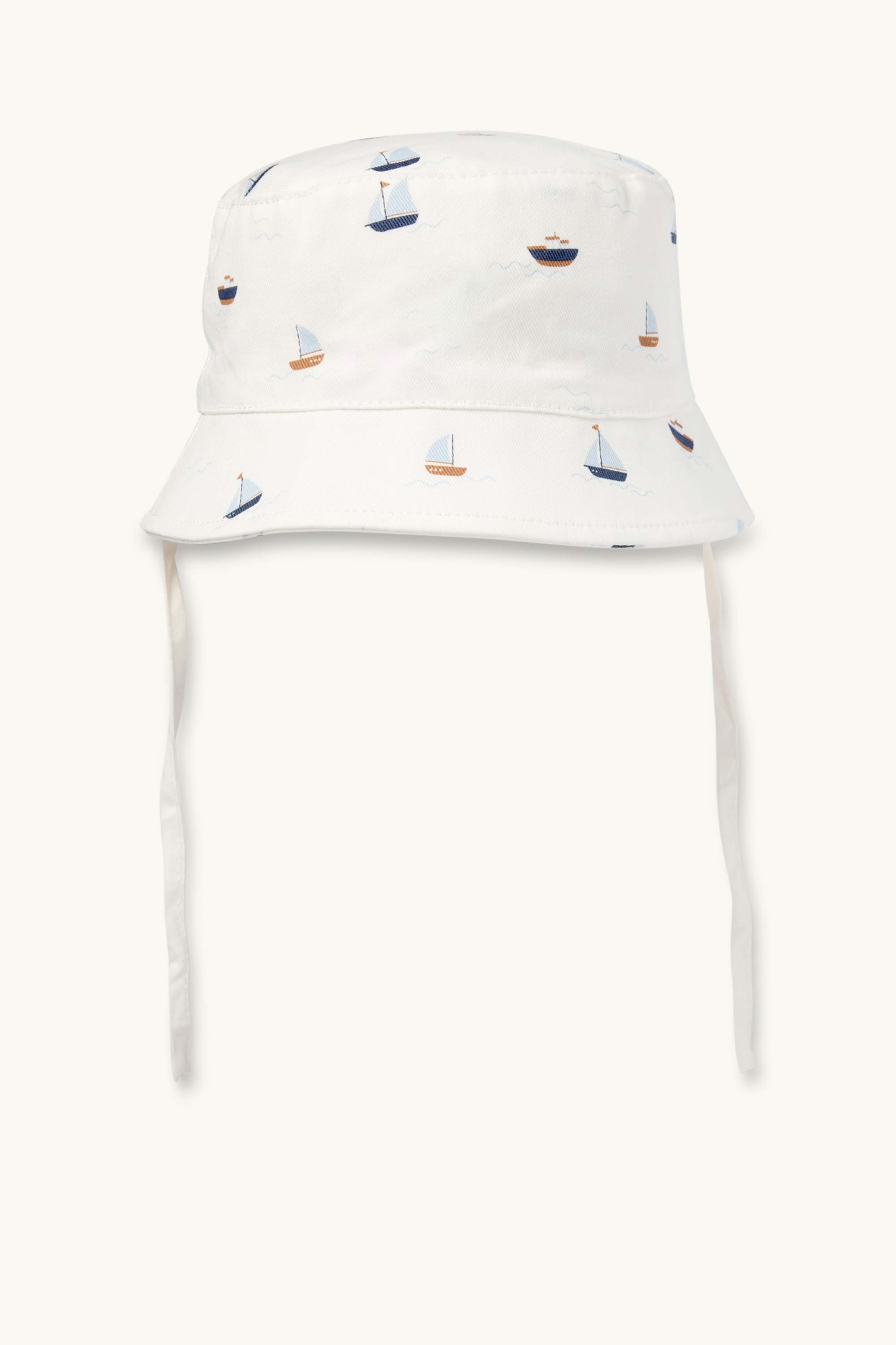 Sailing boat - baby hat white