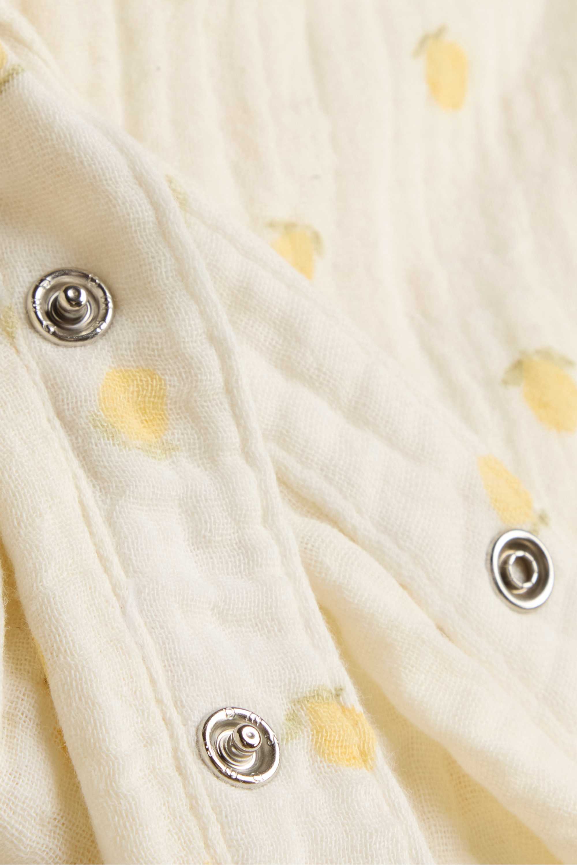 Lemon - baby jumpsuit - textured cremewhite